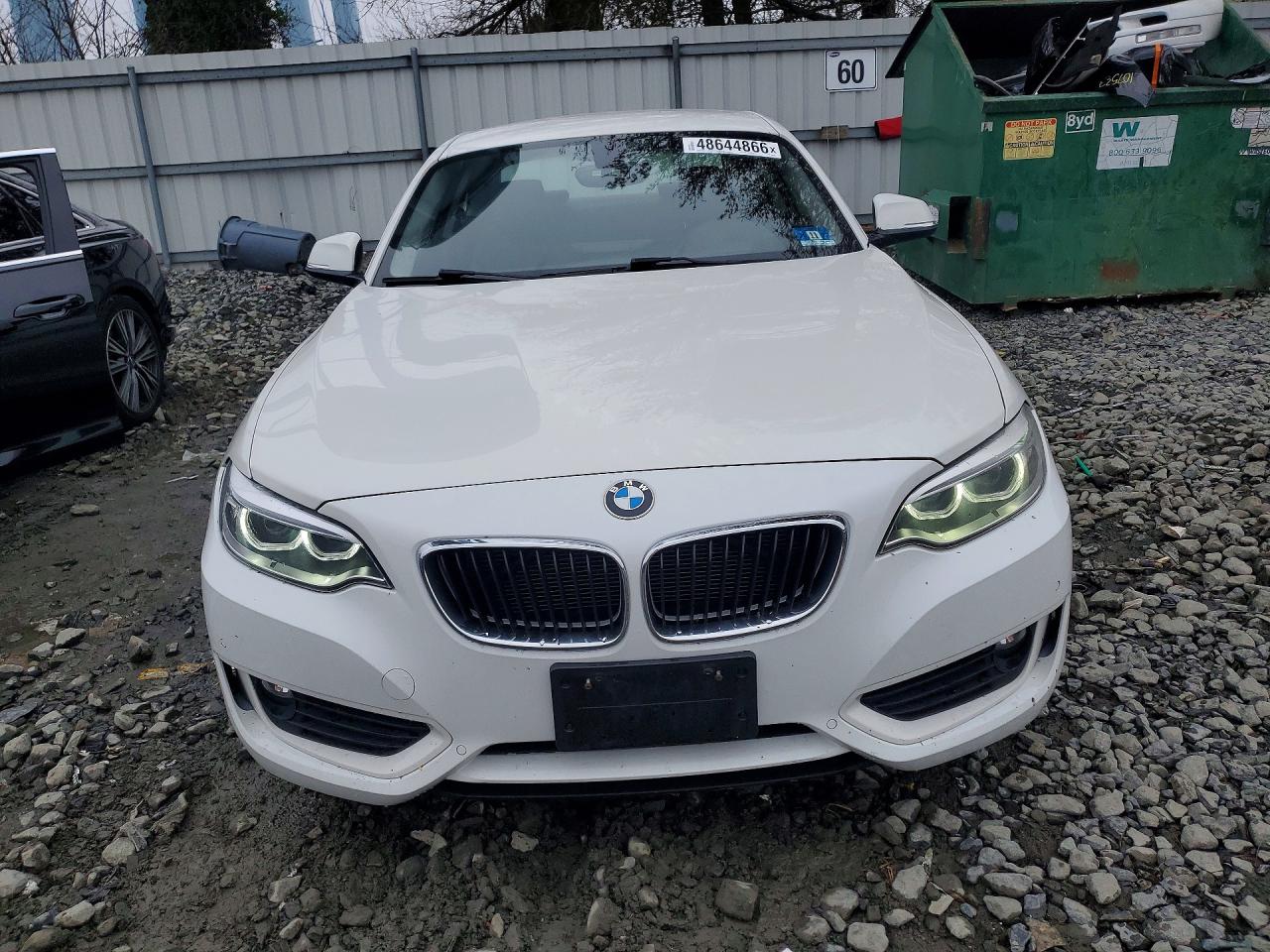 2015 Bmw 228 Xi White vin: WBA1F7C50FVX96230