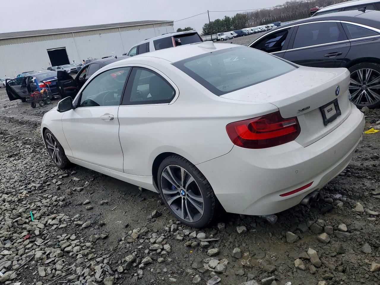 2015 Bmw 228 Xi White vin: WBA1F7C50FVX96230