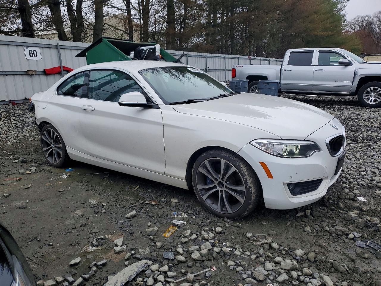 2015 Bmw 228 Xi White vin: WBA1F7C50FVX96230