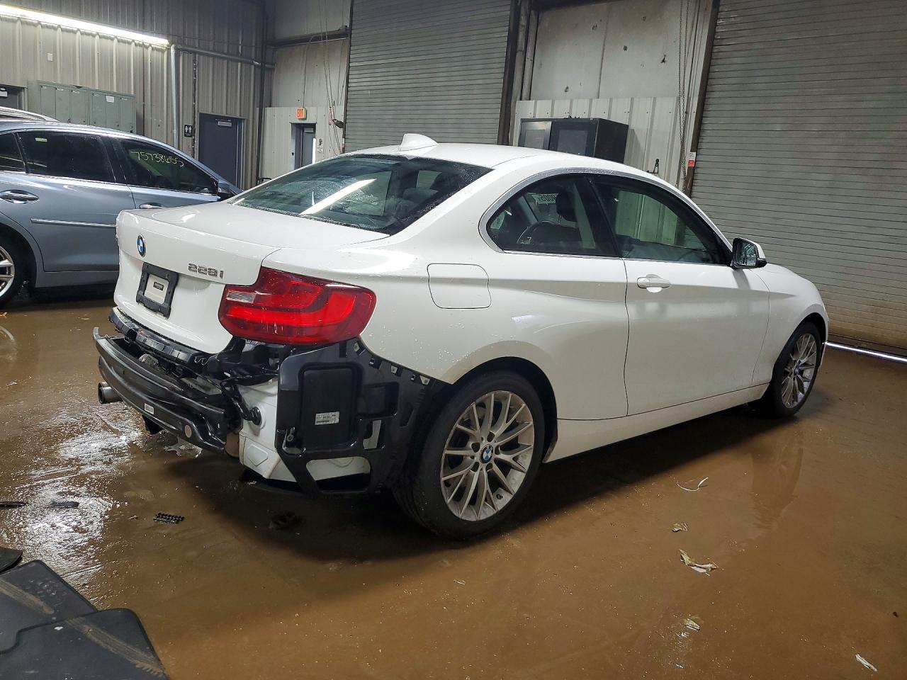 2015 Bmw 228 Xi White vin: WBA1F7C51FVX96205