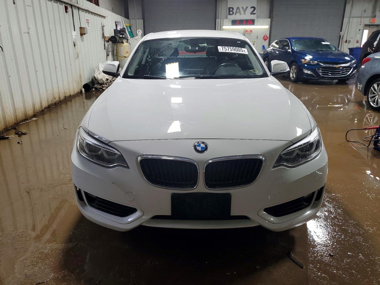 2015 Bmw 228 Xi White vin: WBA1F7C51FVX96205