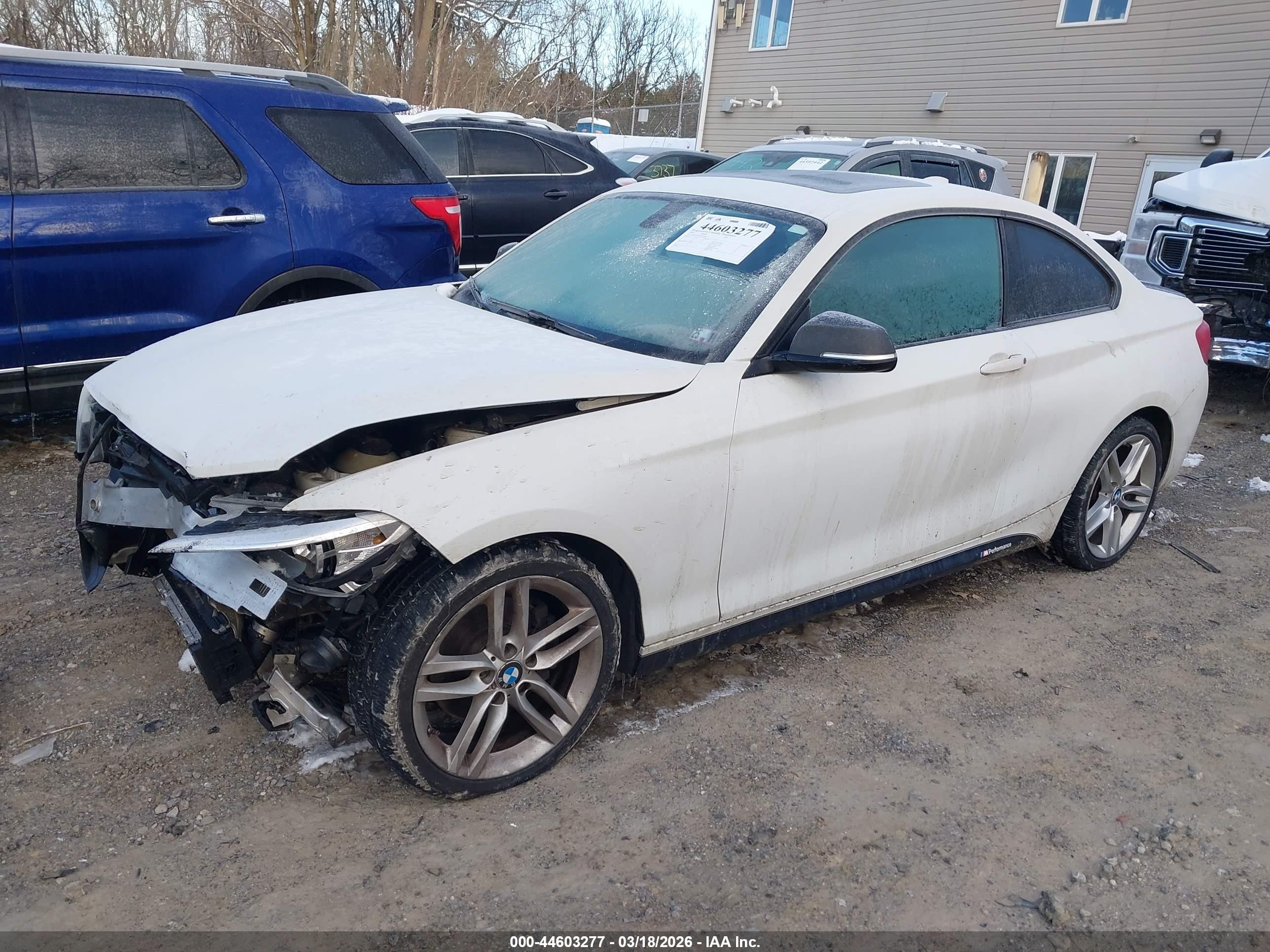 2015 Bmw 228i Xdrive White vin: WBA1F7C52FVX95953