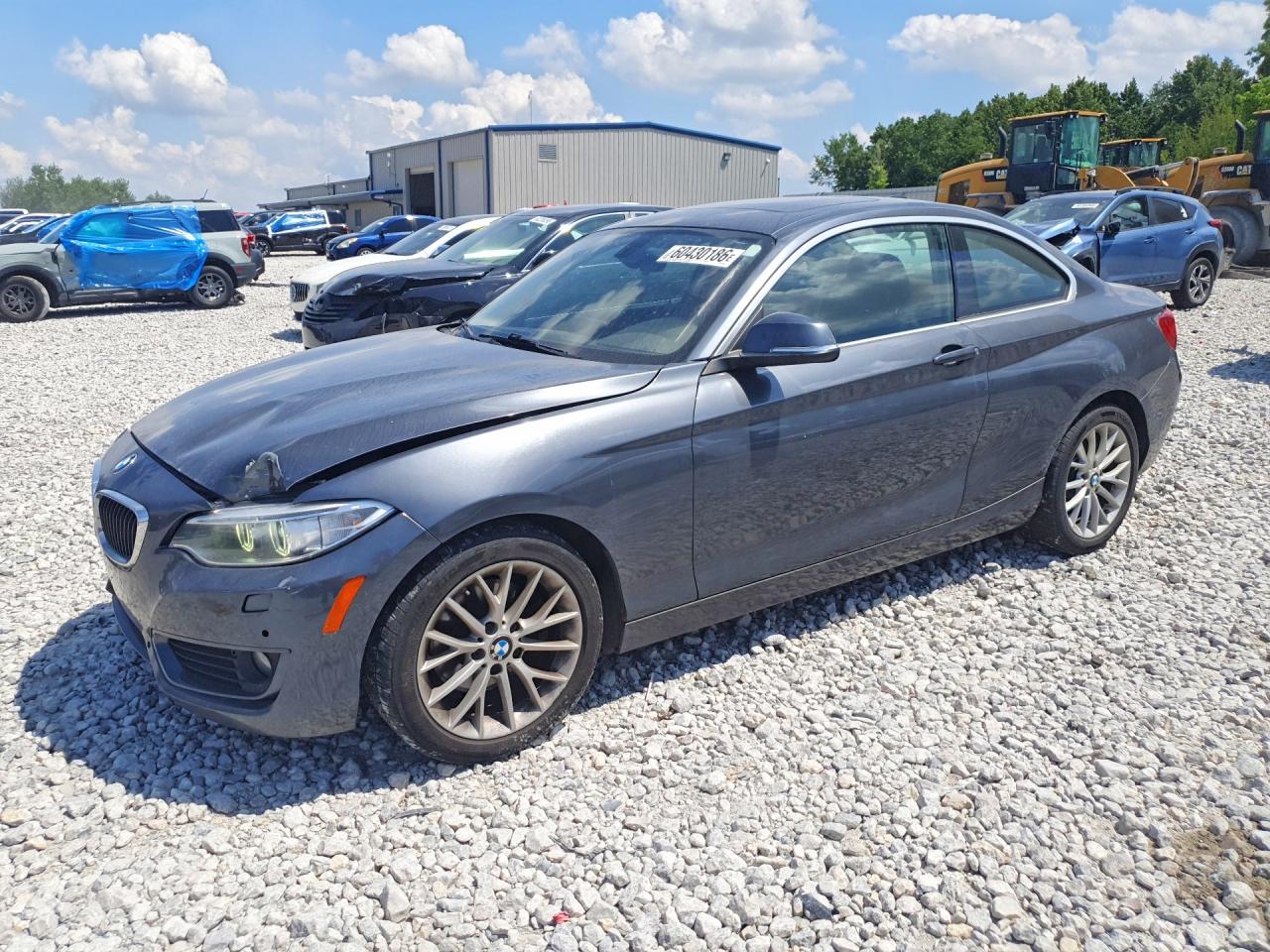 2015 Bmw 228 Xi Gray vin: WBA1F7C53FVX95699