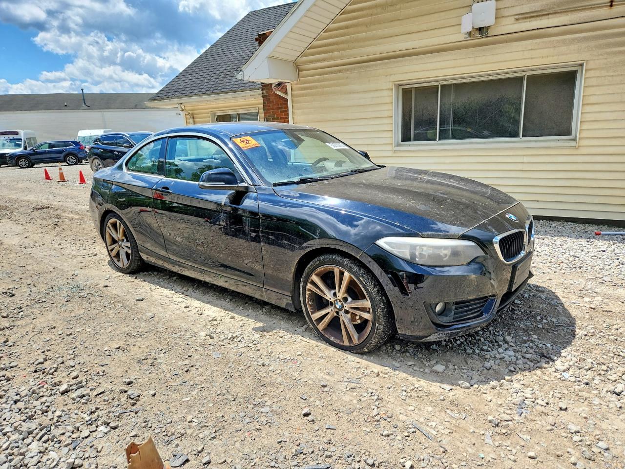 2015 Bmw 228 Xi Black vin: WBA1F7C53FVX96237