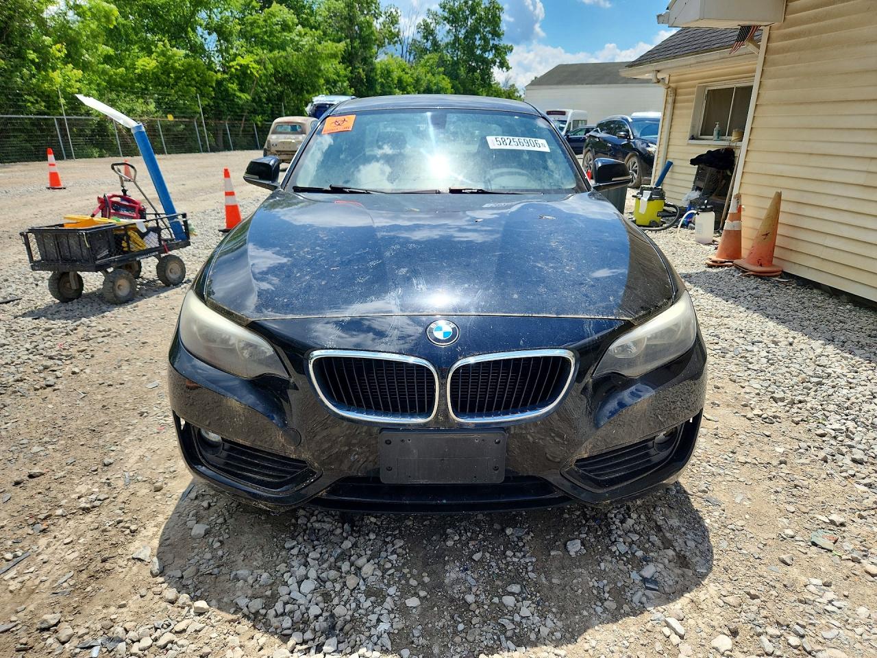 2015 Bmw 228 Xi Black vin: WBA1F7C53FVX96237
