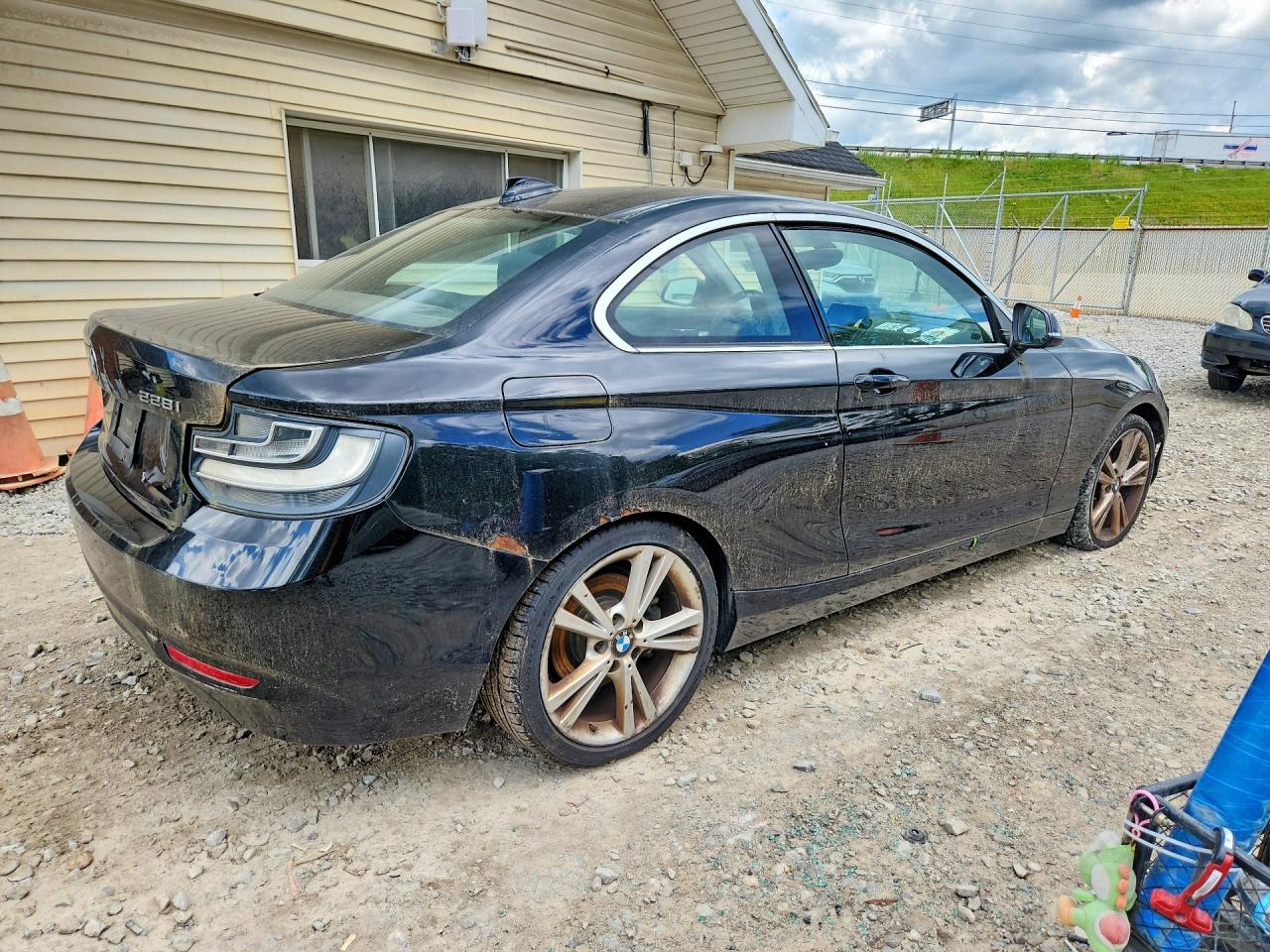 2015 Bmw 228 Xi Black vin: WBA1F7C53FVX96237