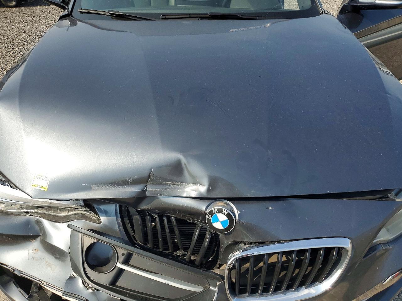 2015 Bmw 228 Xi Gray vin: WBA1F7C54FVX95761