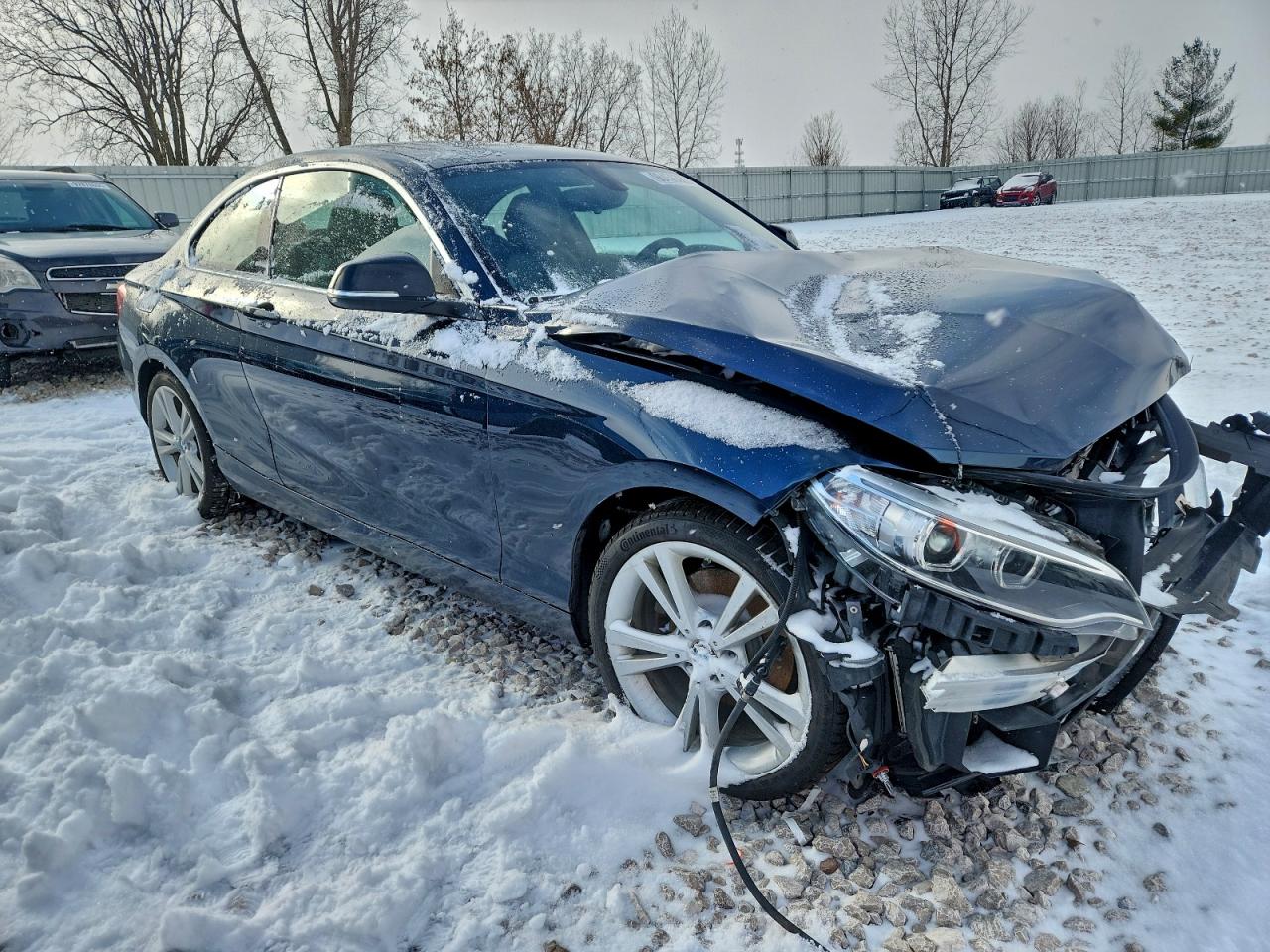 2015 Bmw 228 Xi Blue vin: WBA1F7C54FVX96232
