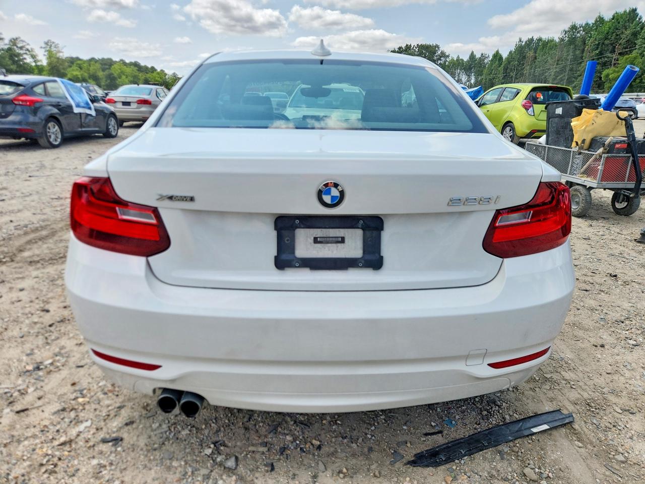 2015 Bmw 228 Xi Белый vin: WBA1F7C56FV367271