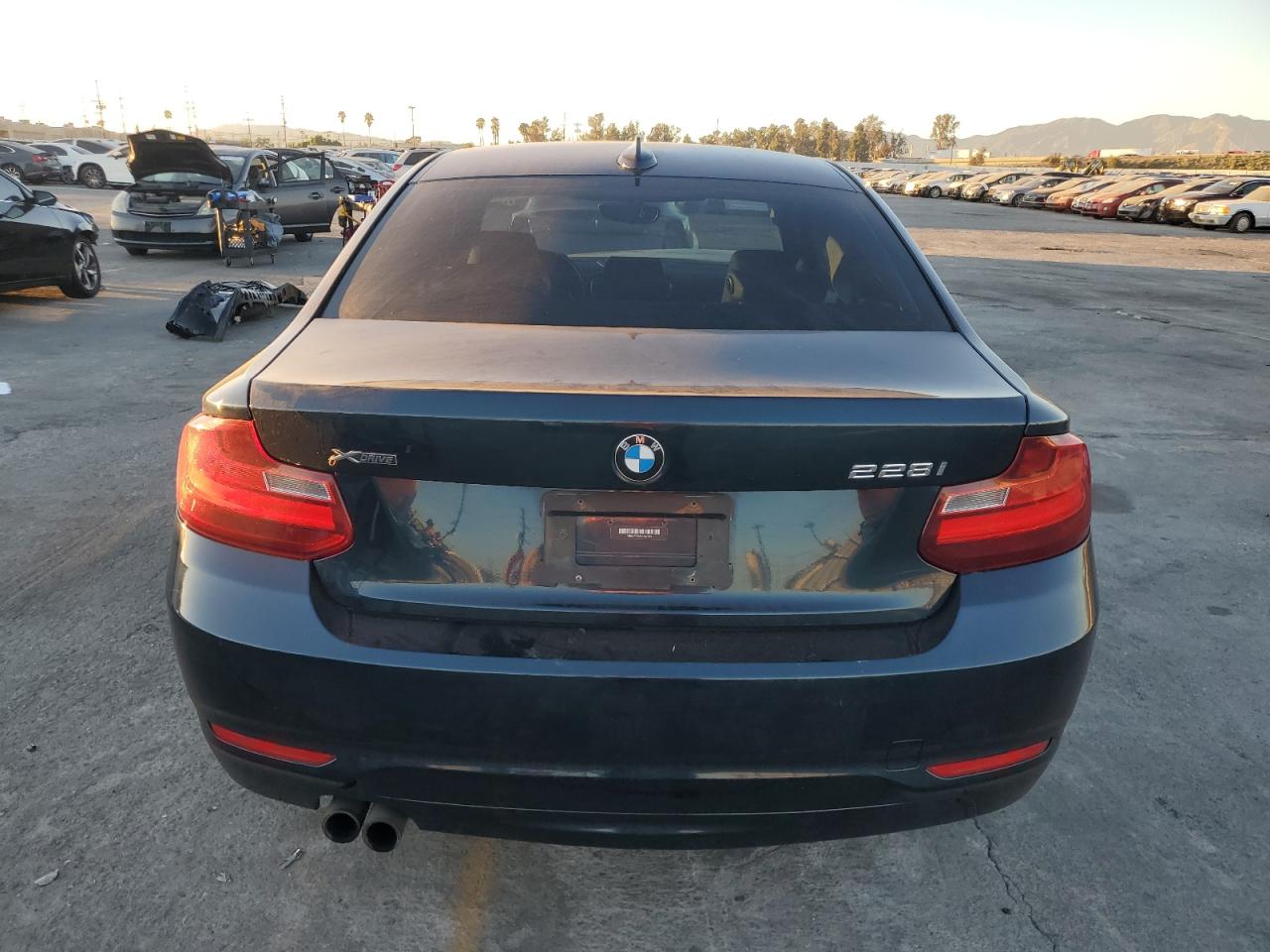 2015 Bmw 228 Xi Blue vin: WBA1F7C56FV367593