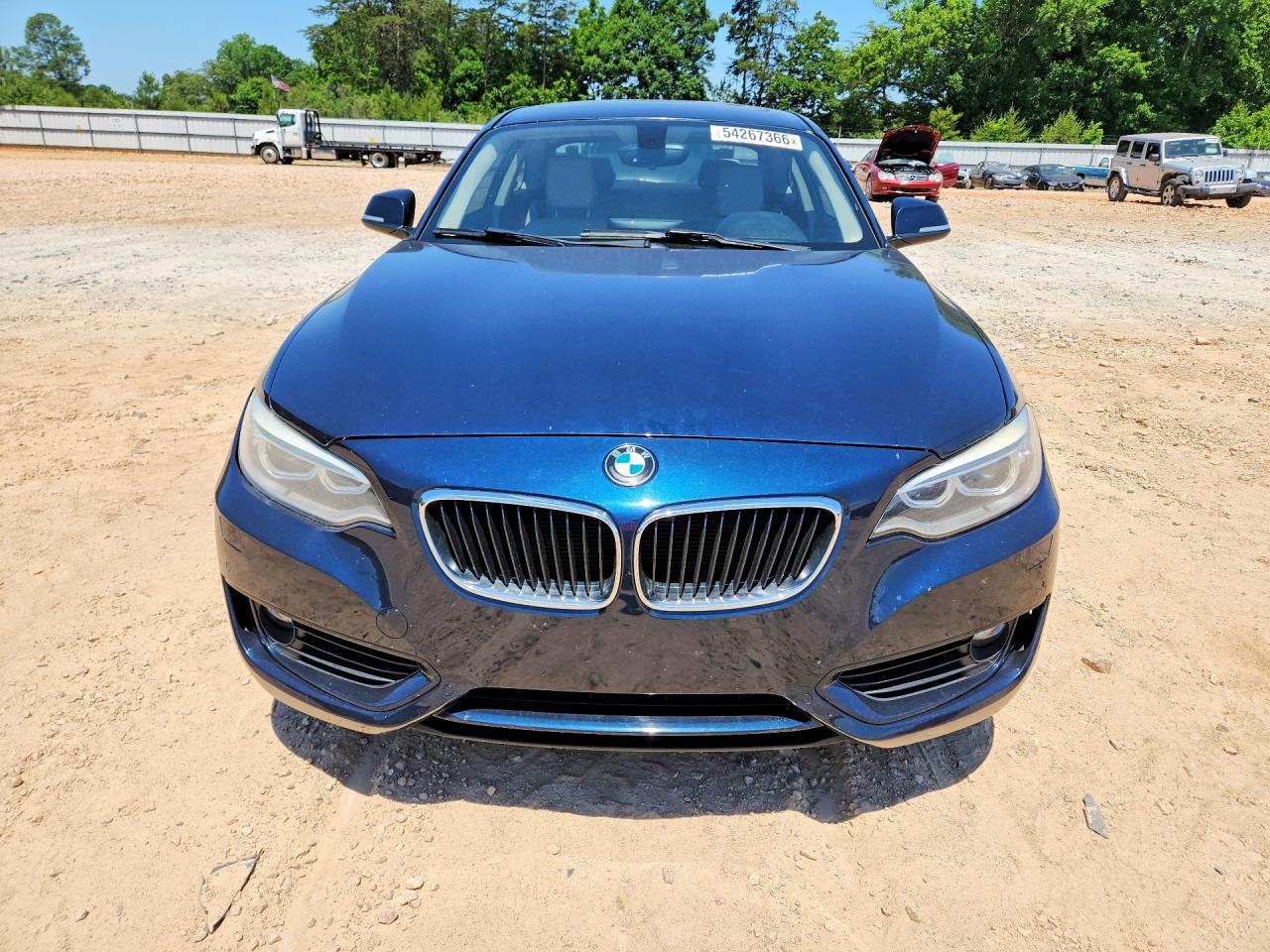 2015 Bmw 228 Xi Blue vin: WBA1F7C57FVX96046