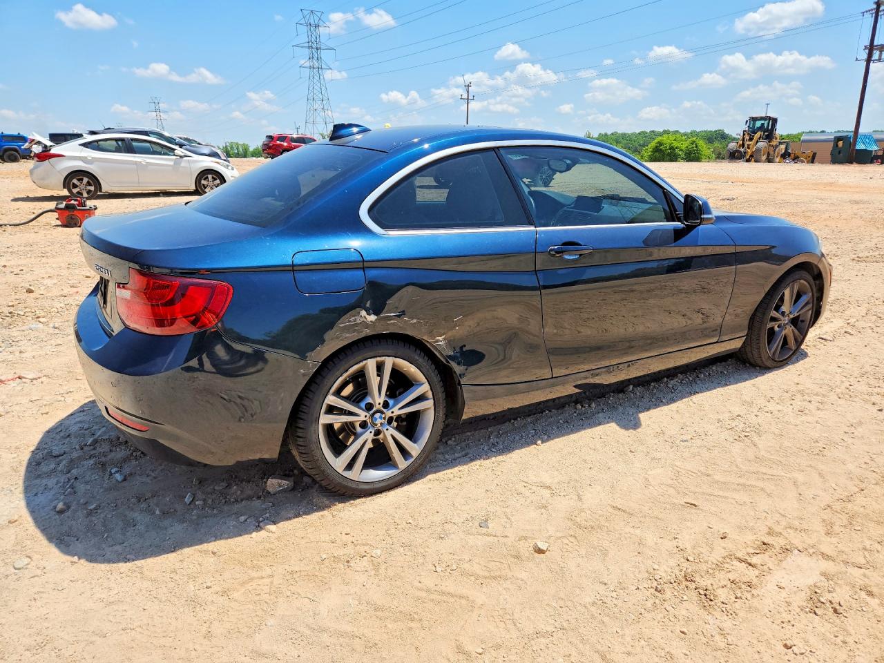 2015 Bmw 228 Xi Blue vin: WBA1F7C57FVX96046