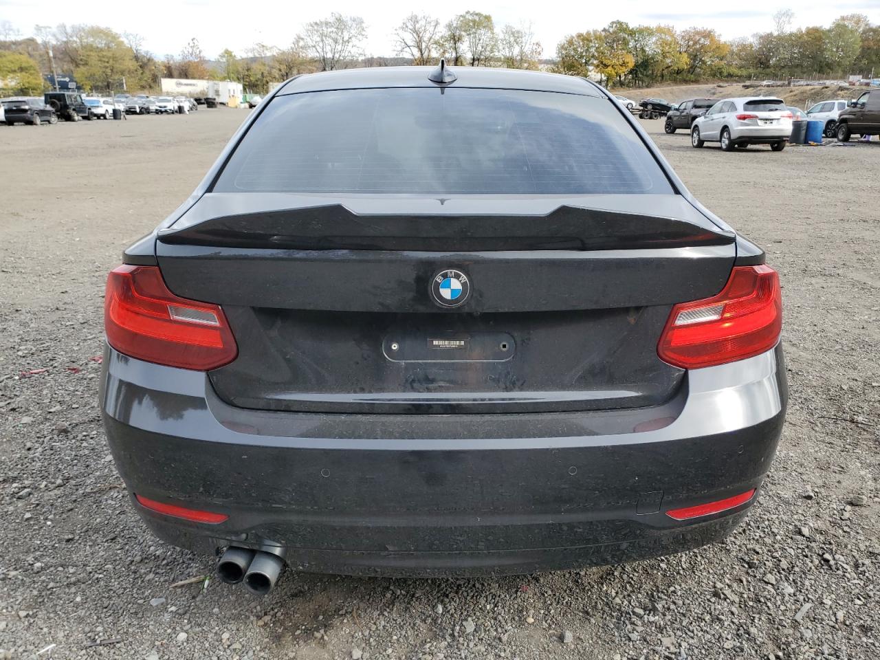 2015 Bmw 228 Xi Black vin: WBA1F7C57FVX96175