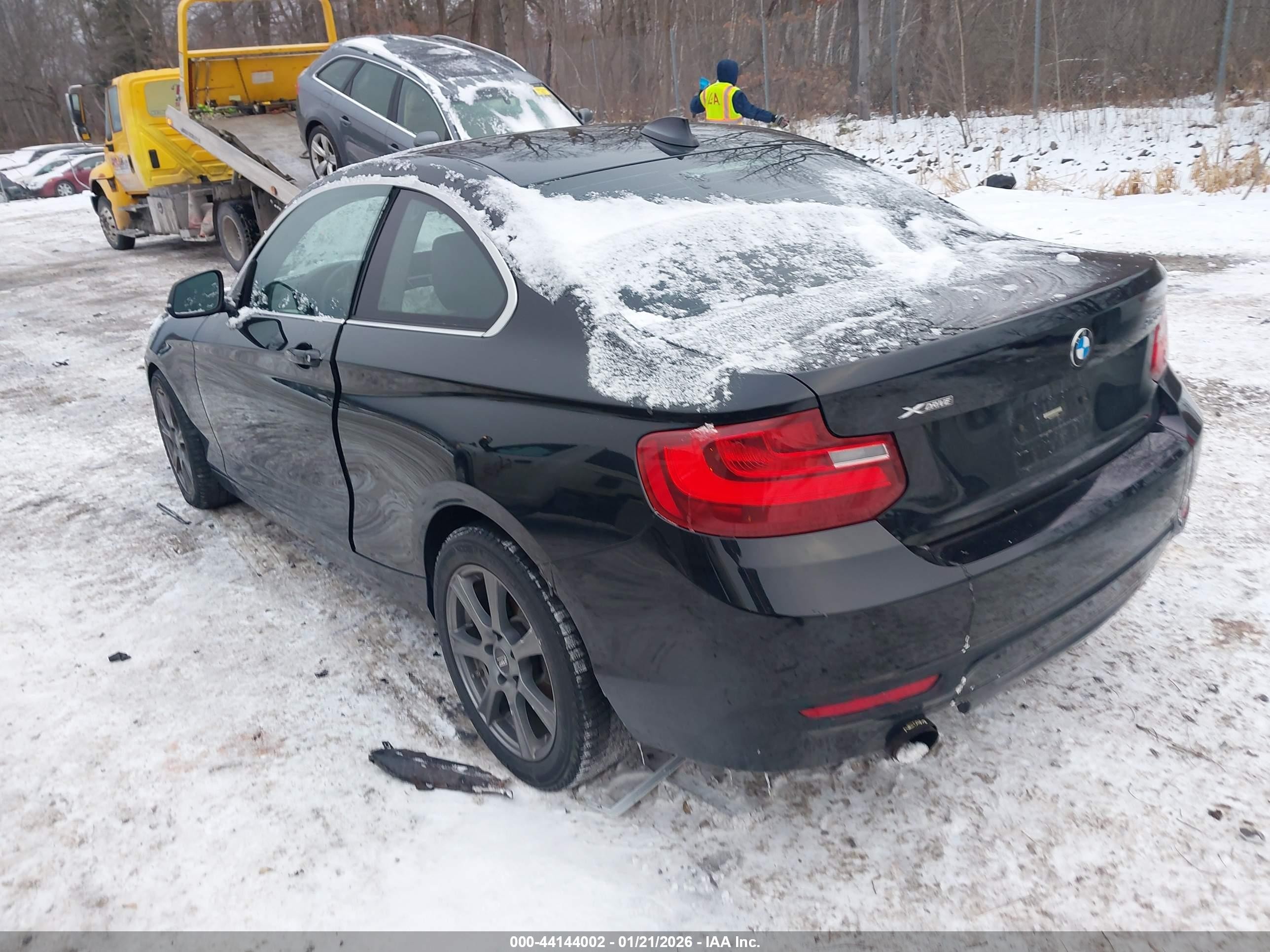2015 Bmw 228i Xdrive Black vin: WBA1F7C58FVX95696