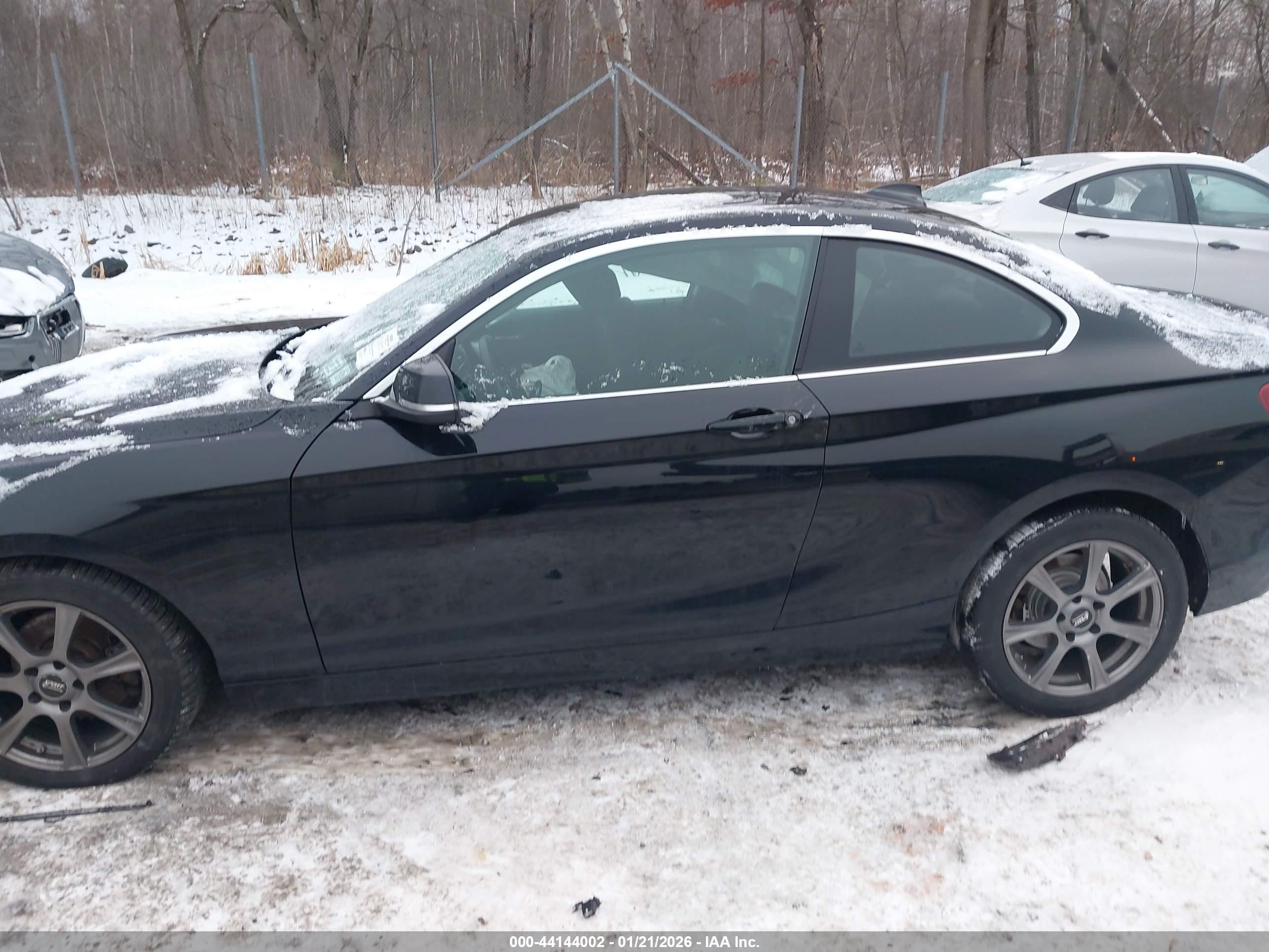 2015 Bmw 228i Xdrive Black vin: WBA1F7C58FVX95696