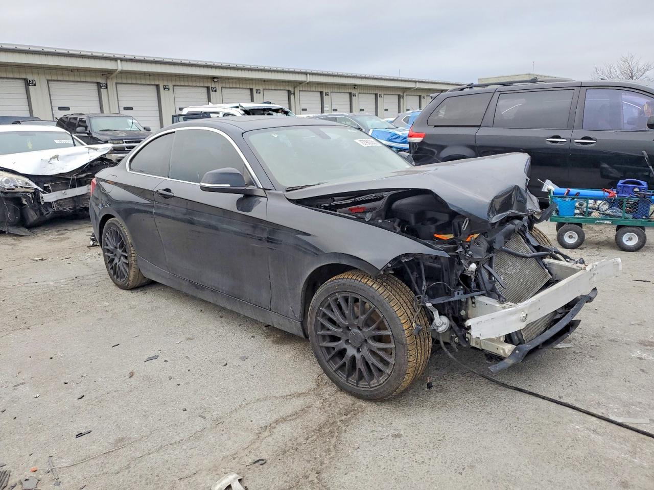 2015 Bmw 228 Xi Black vin: WBA1F7C58FVX96377