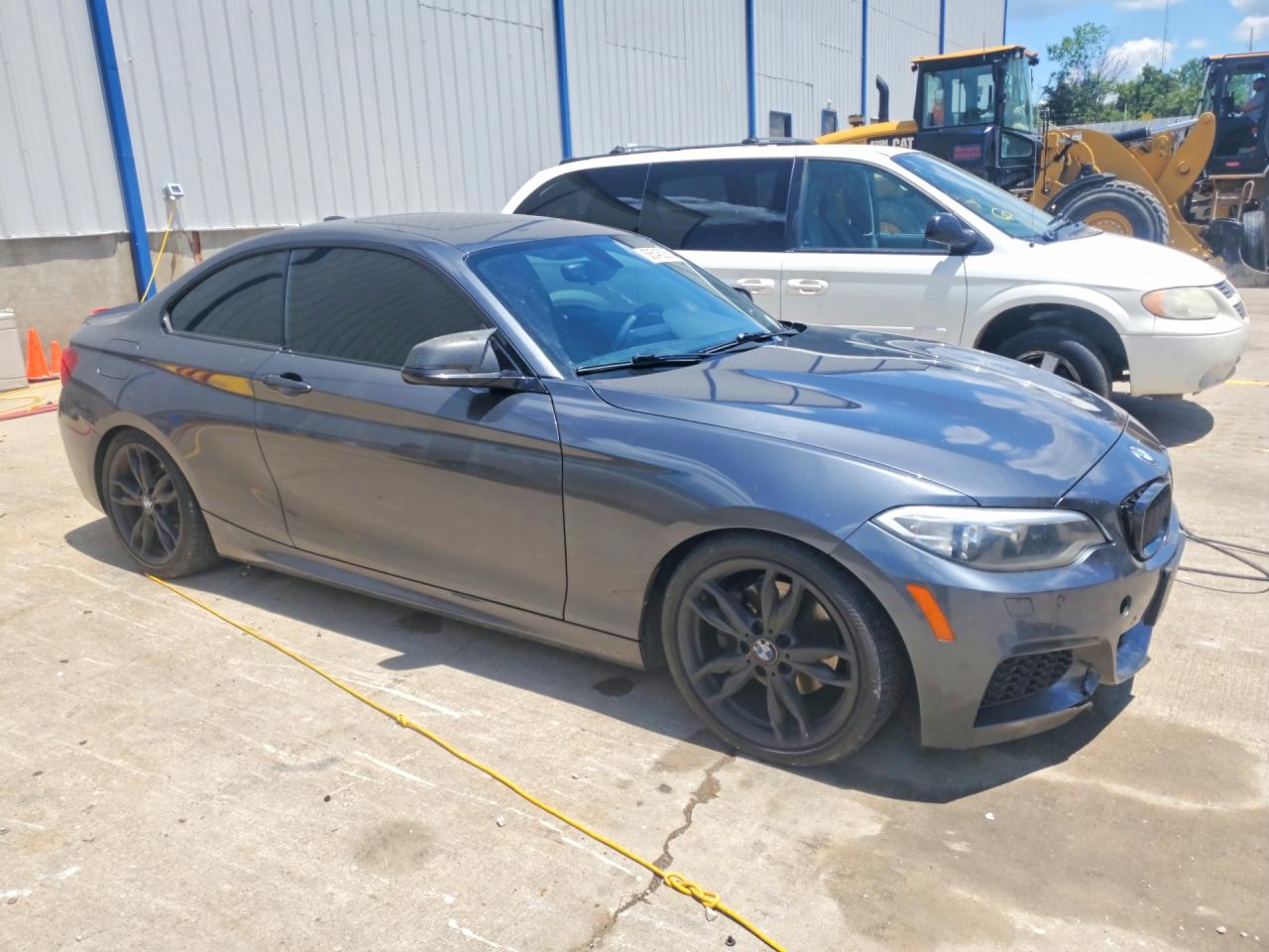 2015 Bmw 228 Xi Gray vin: WBA1F7C59FVX95772