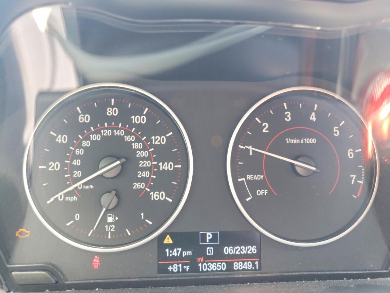 2015 Bmw 228 Xi Gray vin: WBA1F7C59FVX95772