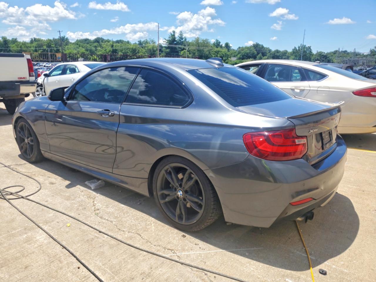 2015 Bmw 228 Xi Gray vin: WBA1F7C59FVX95772