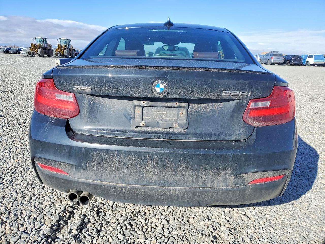 2015 Bmw 228 Xi Black vin: WBA1F7C5XFV367628