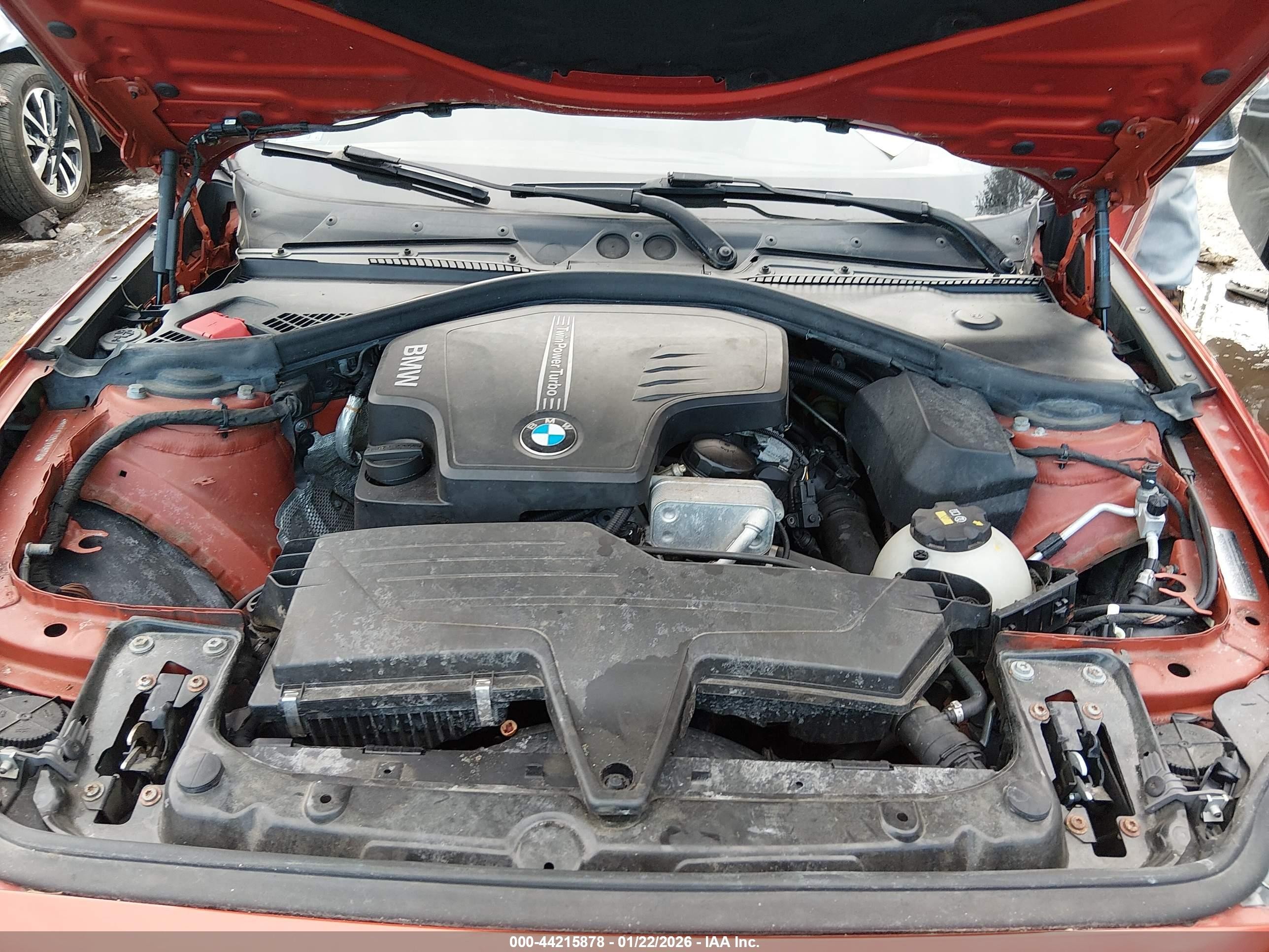 2015 Bmw 228i Xdrive Orange vin: WBA1F7C5XFVX95716
