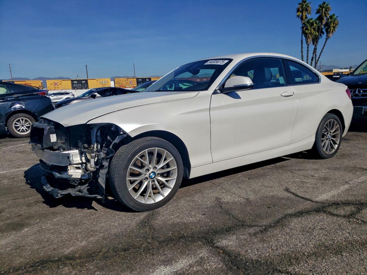 2015 Bmw 228 I Sulev White vin: WBA1F9C52FV544118