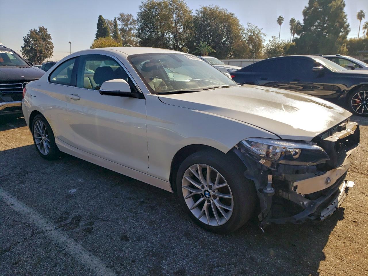 2015 Bmw 228 I Sulev White vin: WBA1F9C52FV544118