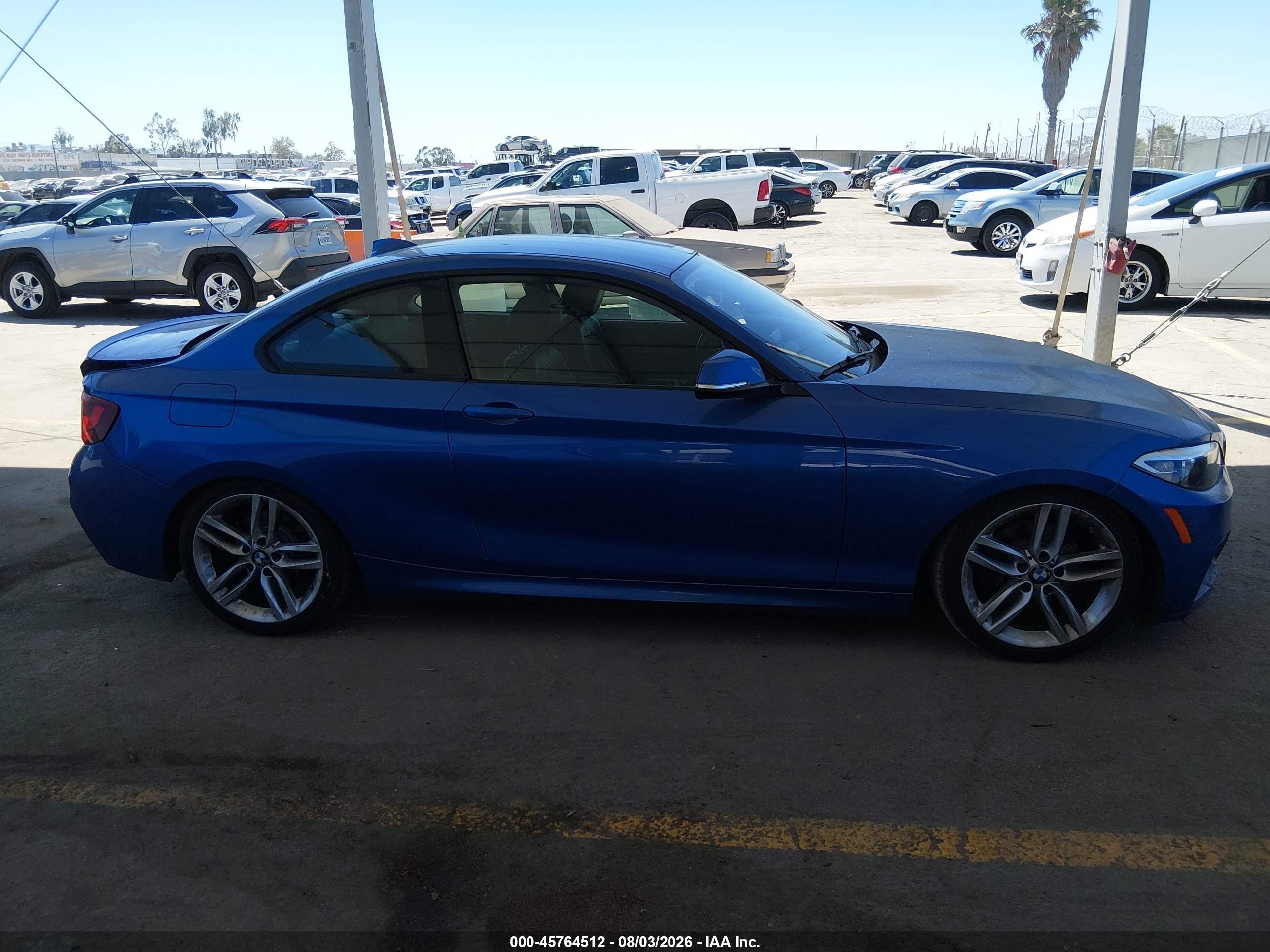 2015 Bmw 228i Синий vin: WBA1F9C53FVW98532