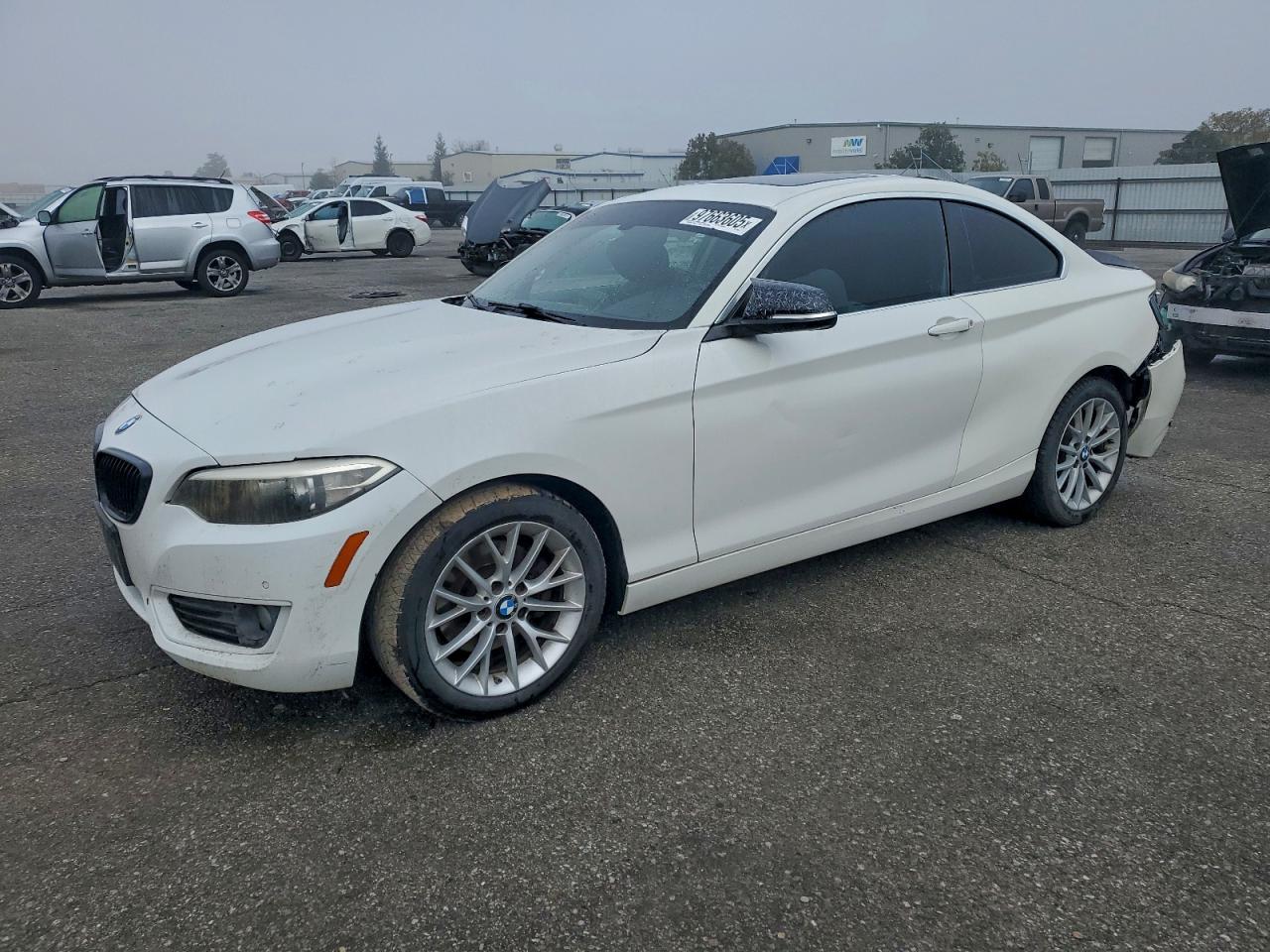 2015 Bmw 228 I Sulev White vin: WBA1F9C55FV544131