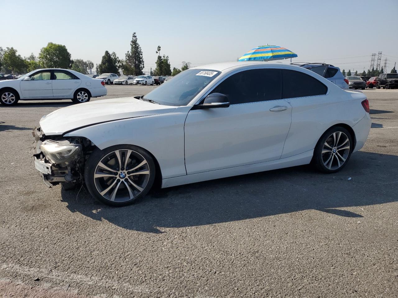 2015 Bmw 228 I Sulev White vin: WBA1F9C55FVW98550