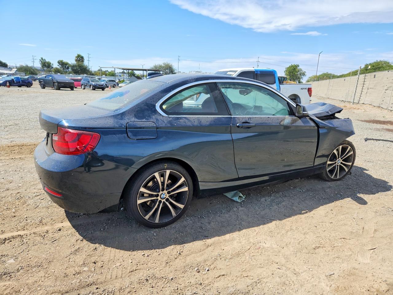 2015 Bmw 228 I Sulev Blue vin: WBA1F9C5XFVW98768