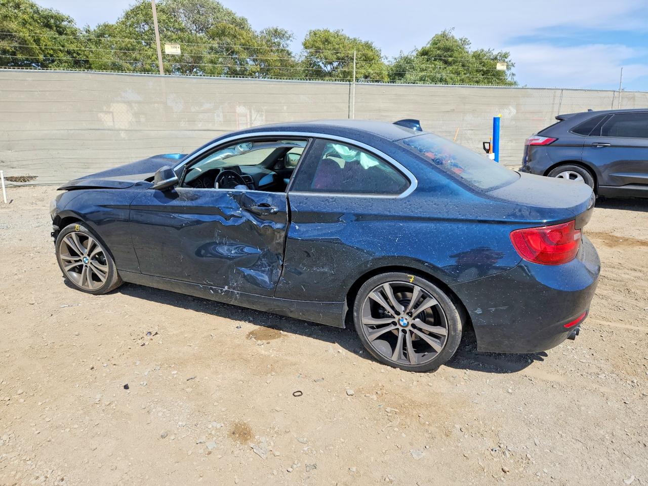 2015 Bmw 228 I Sulev Blue vin: WBA1F9C5XFVW98768