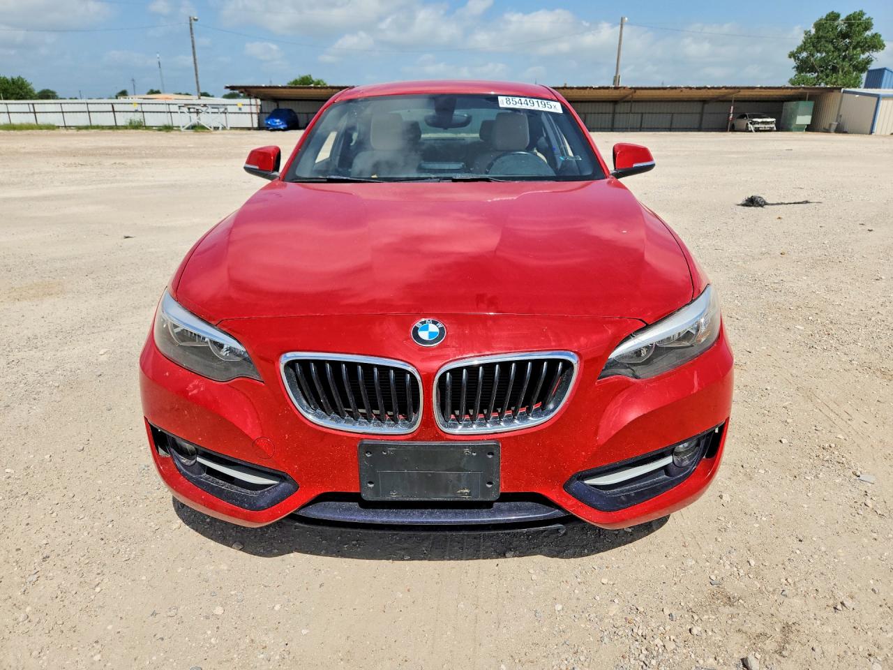 2016 Bmw 228 I Sulev Red vin: WBA1F9C5XGV545308