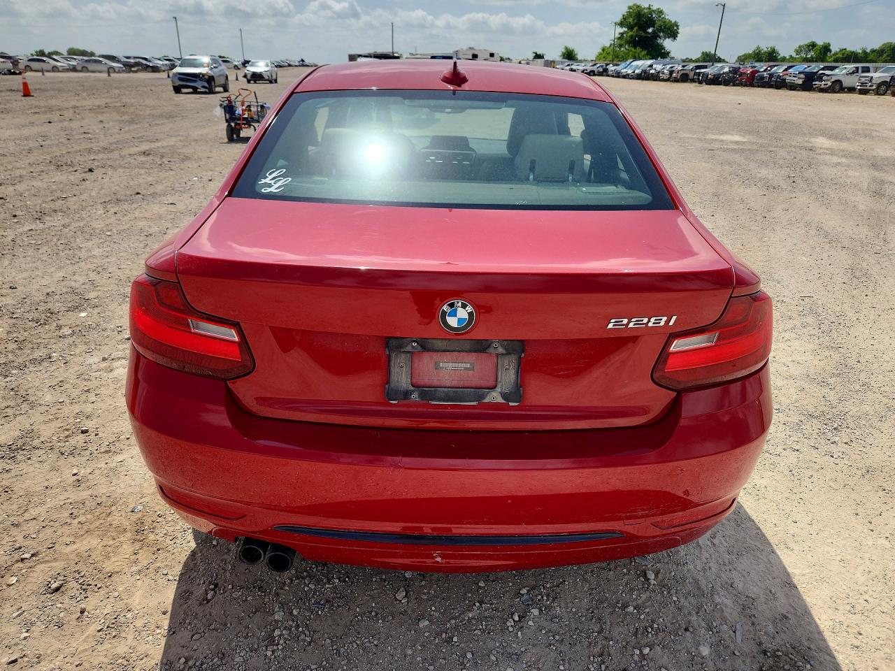 2016 Bmw 228 I Sulev Red vin: WBA1F9C5XGV545308