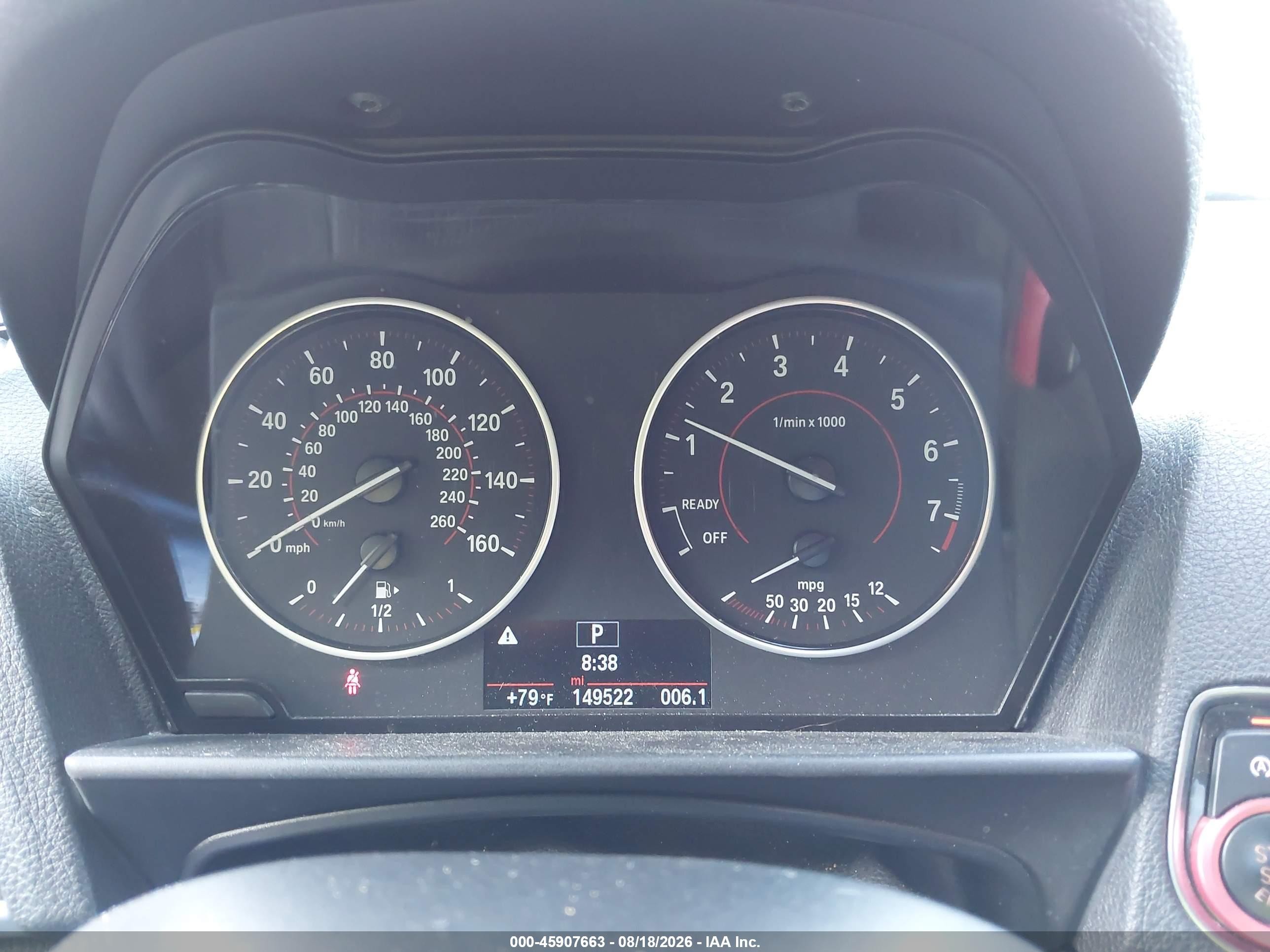 2015 Bmw 228i   Gray vin: WBA1G9C53FVX96716