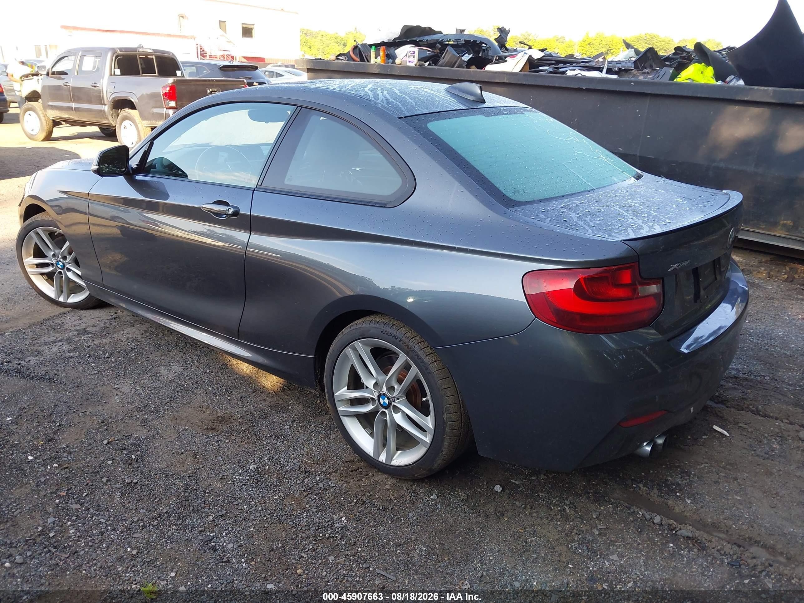 2015 Bmw 228i   Gray vin: WBA1G9C53FVX96716