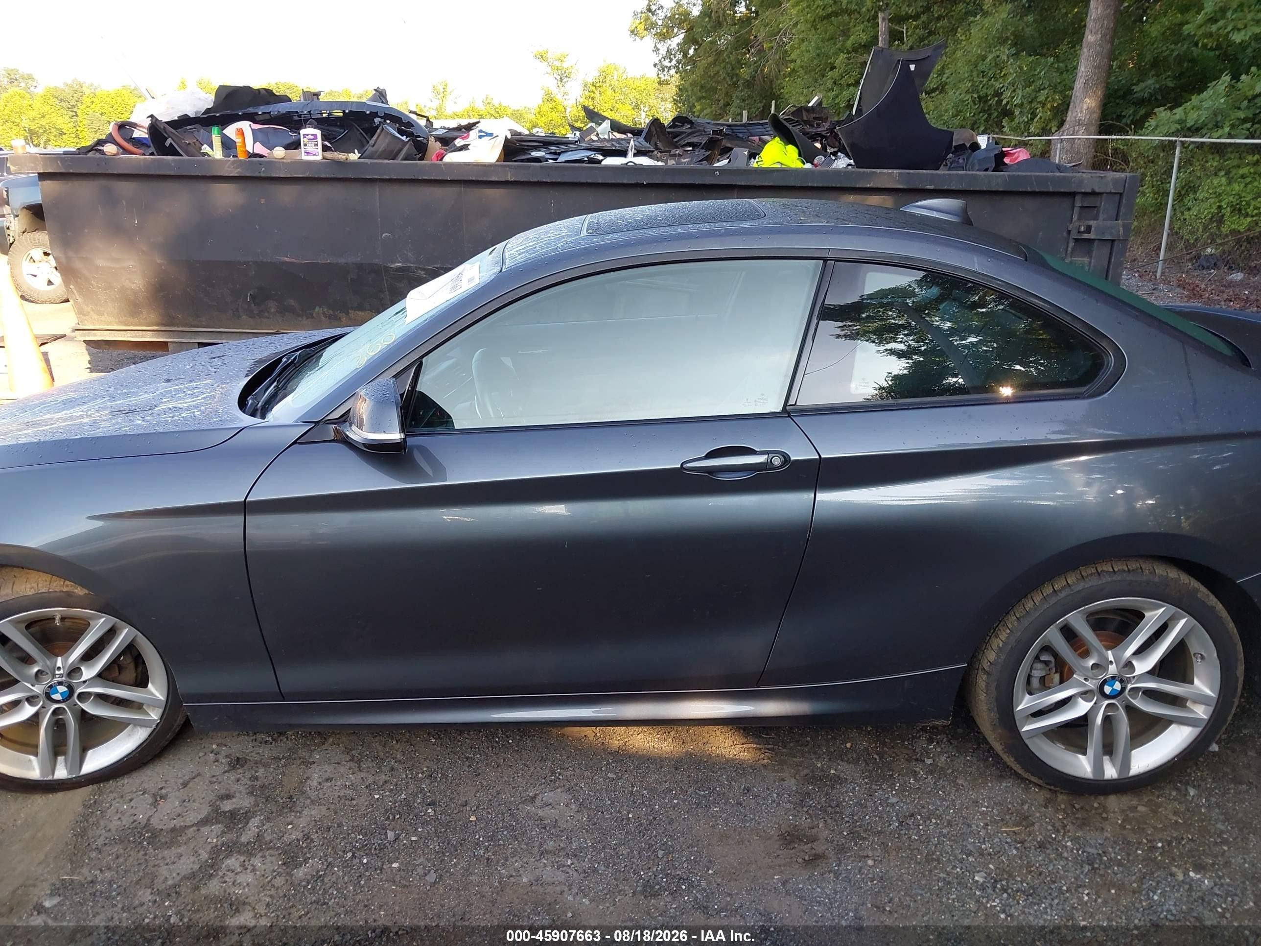 2015 Bmw 228i   Gray vin: WBA1G9C53FVX96716