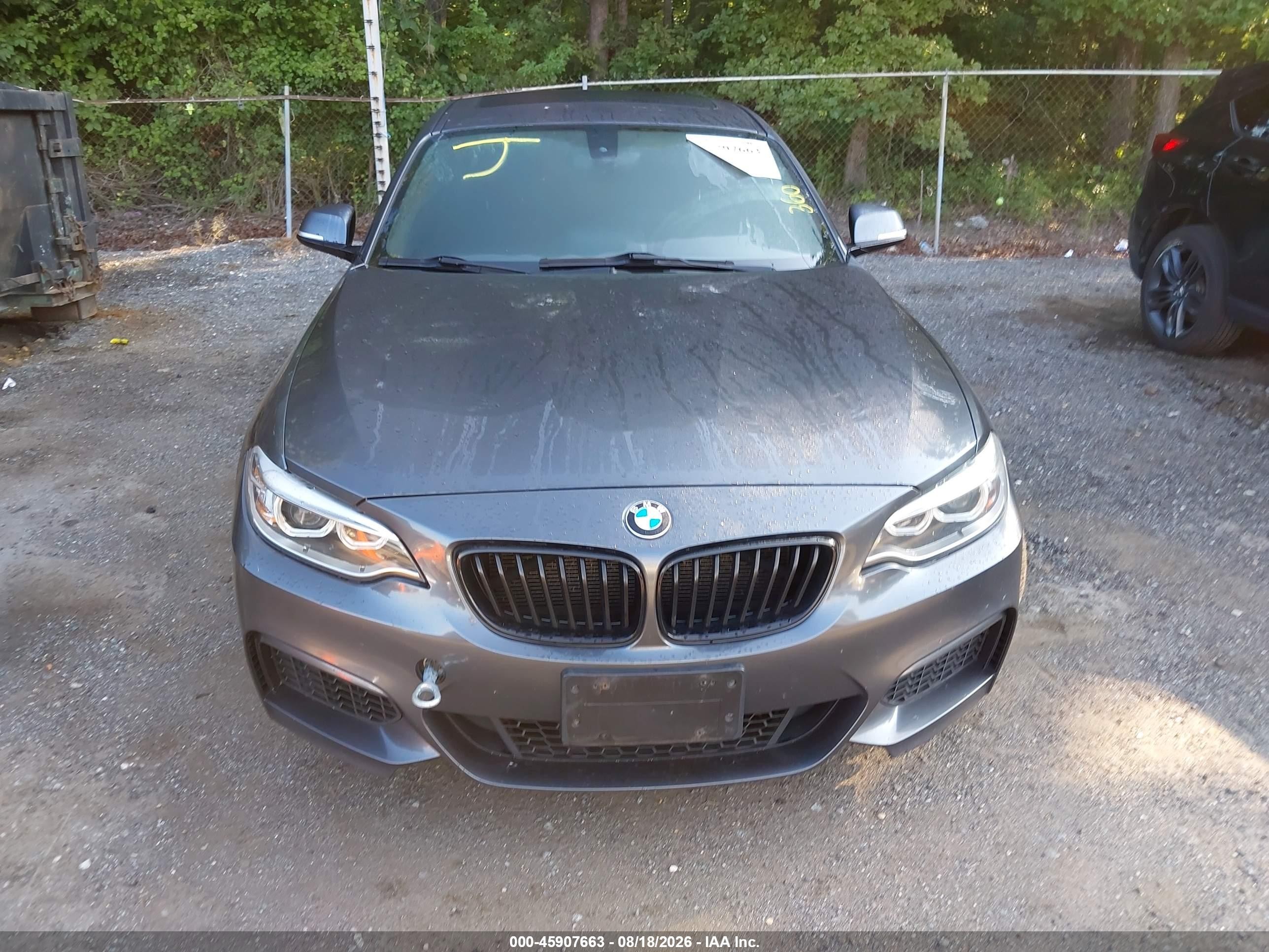 2015 Bmw 228i   Gray vin: WBA1G9C53FVX96716