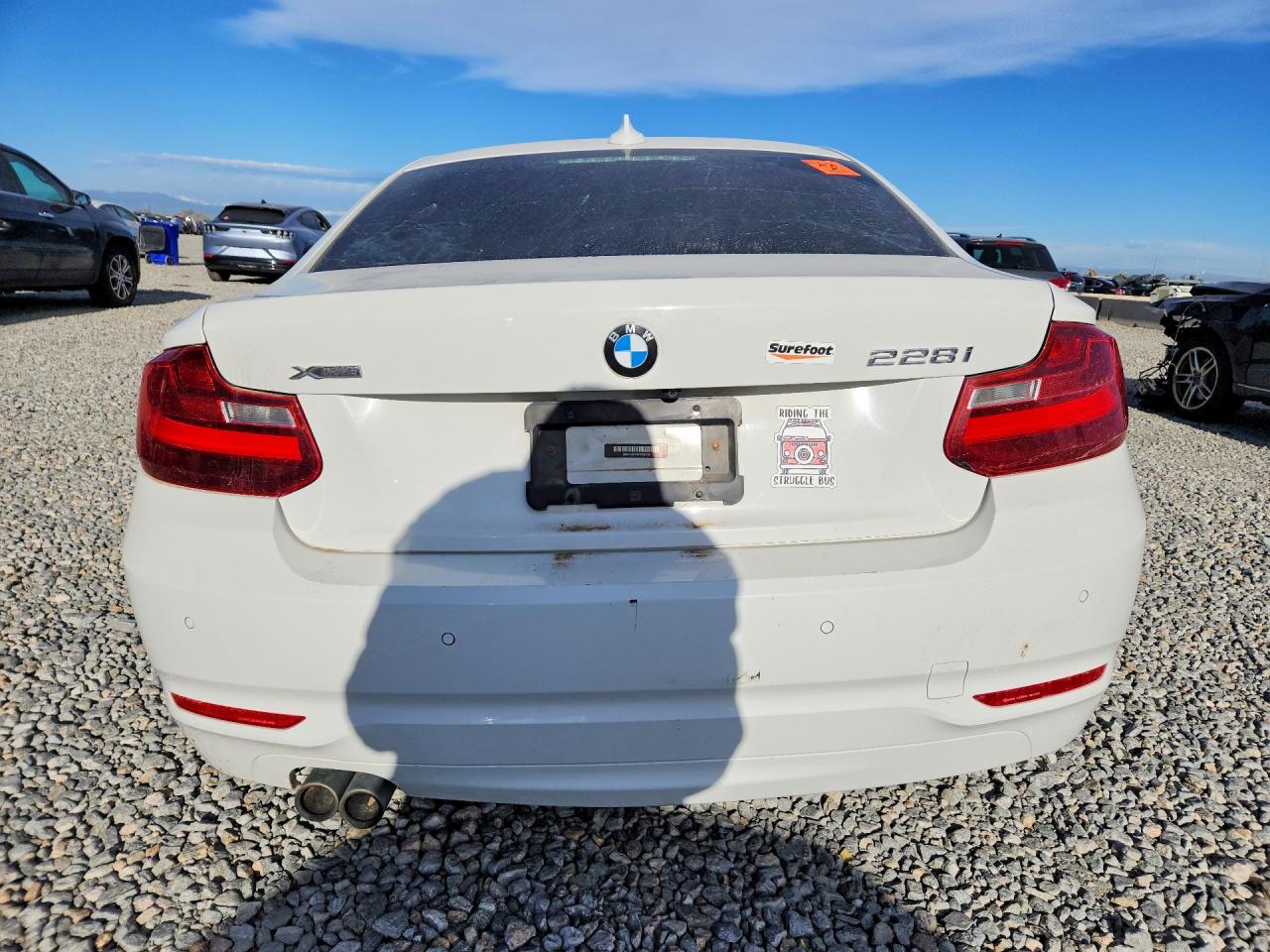 2015 Bmw 228 Xi Sulev White vin: WBA1G9C53FVX96795