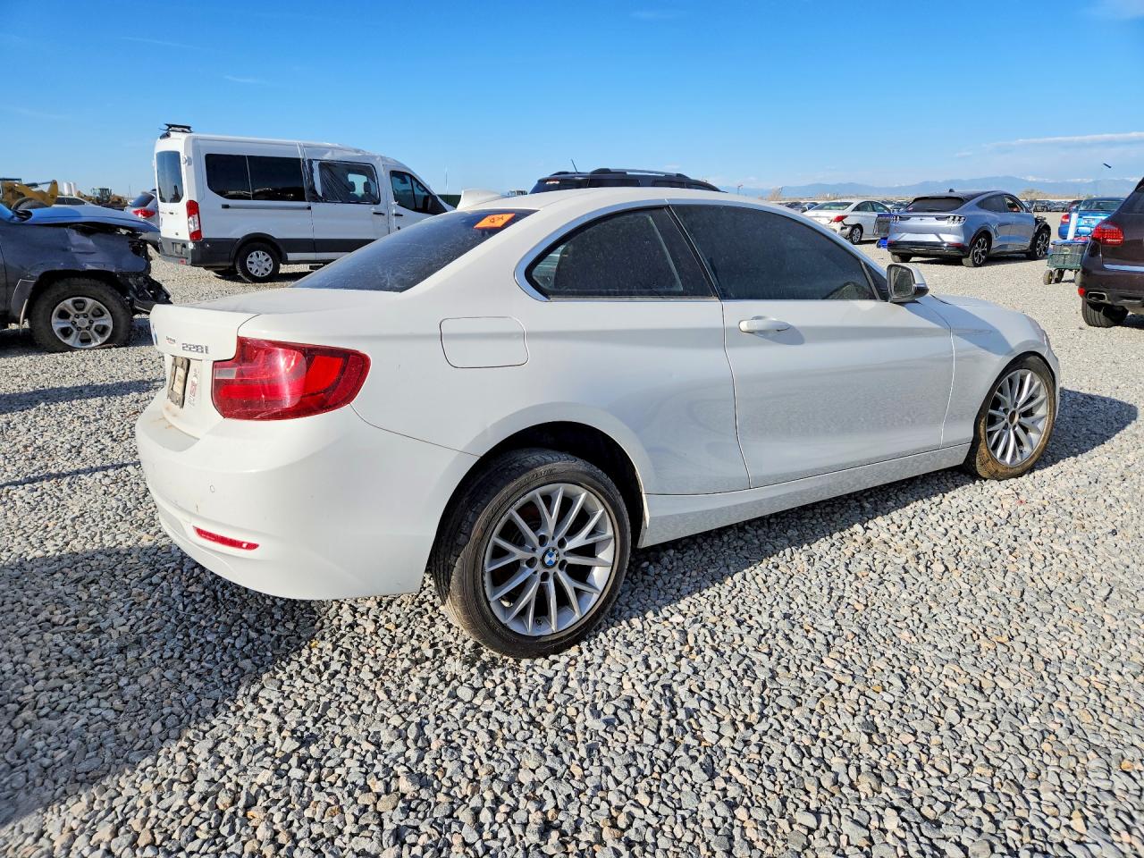 2015 Bmw 228 Xi Sulev White vin: WBA1G9C53FVX96795