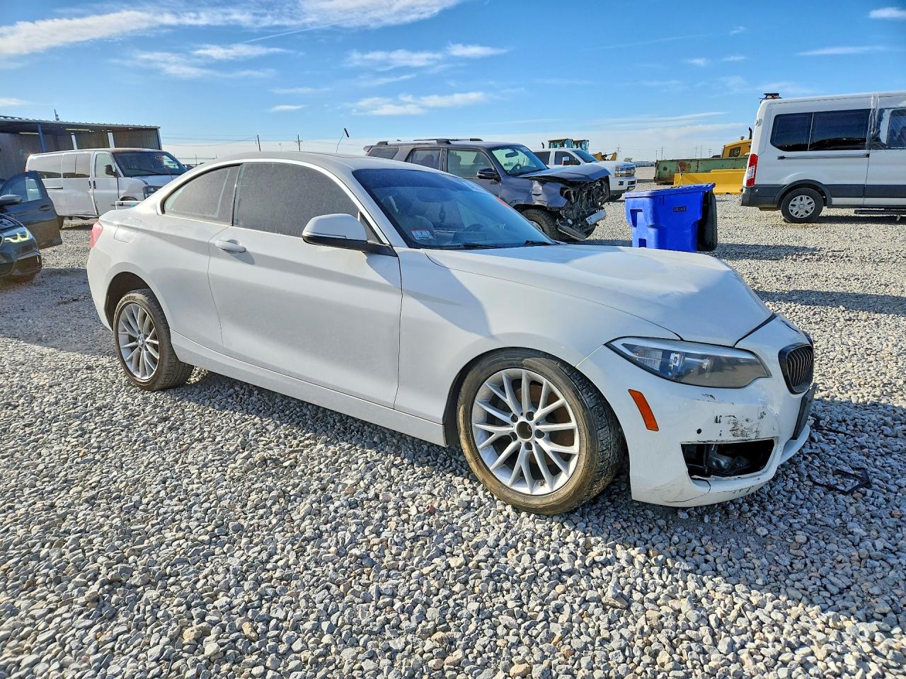 2015 Bmw 228 Xi Sulev White vin: WBA1G9C53FVX96795