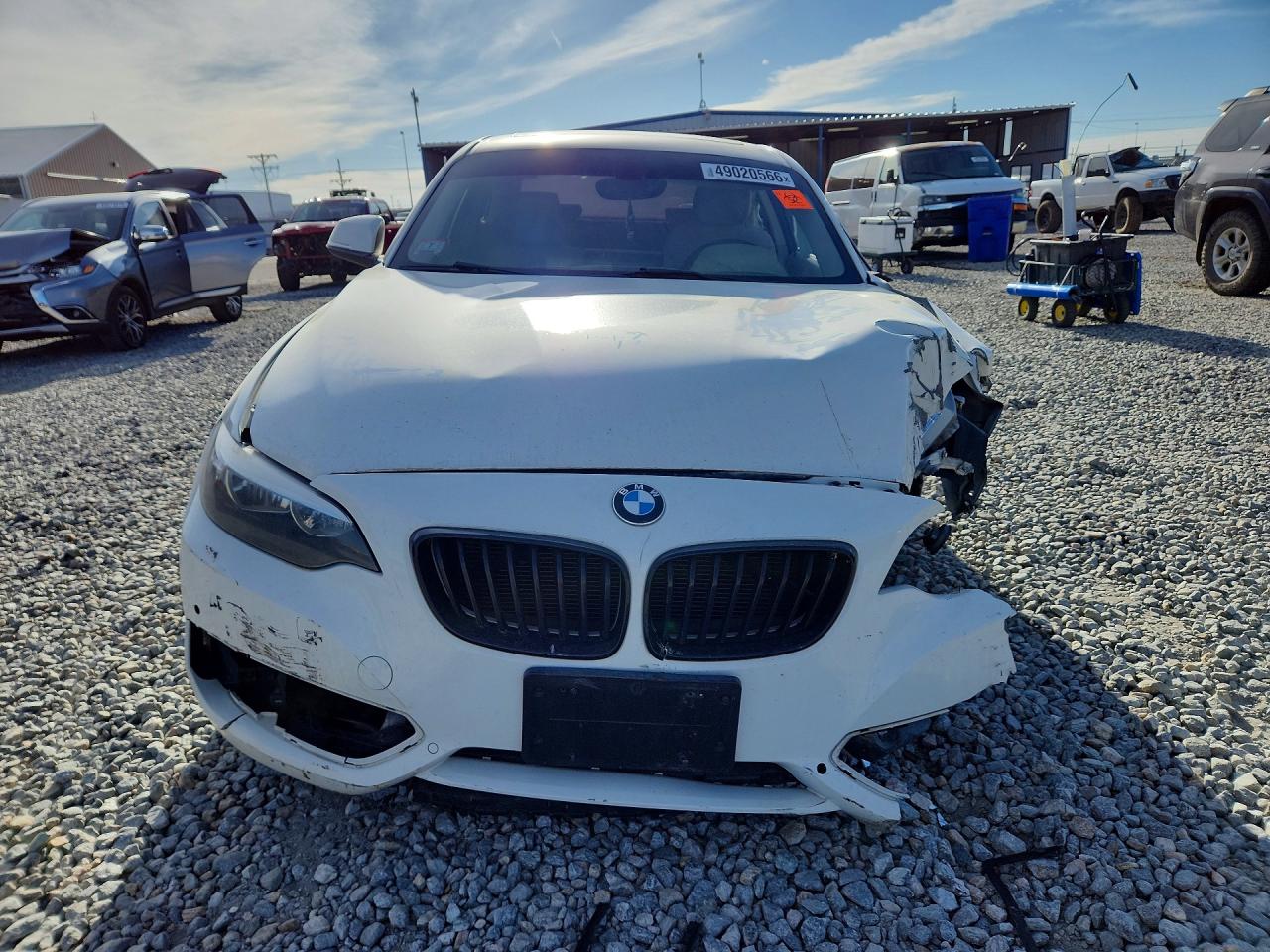 2015 Bmw 228 Xi Sulev White vin: WBA1G9C53FVX96795
