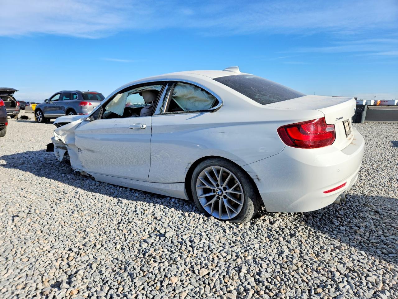 2015 Bmw 228 Xi Sulev White vin: WBA1G9C53FVX96795