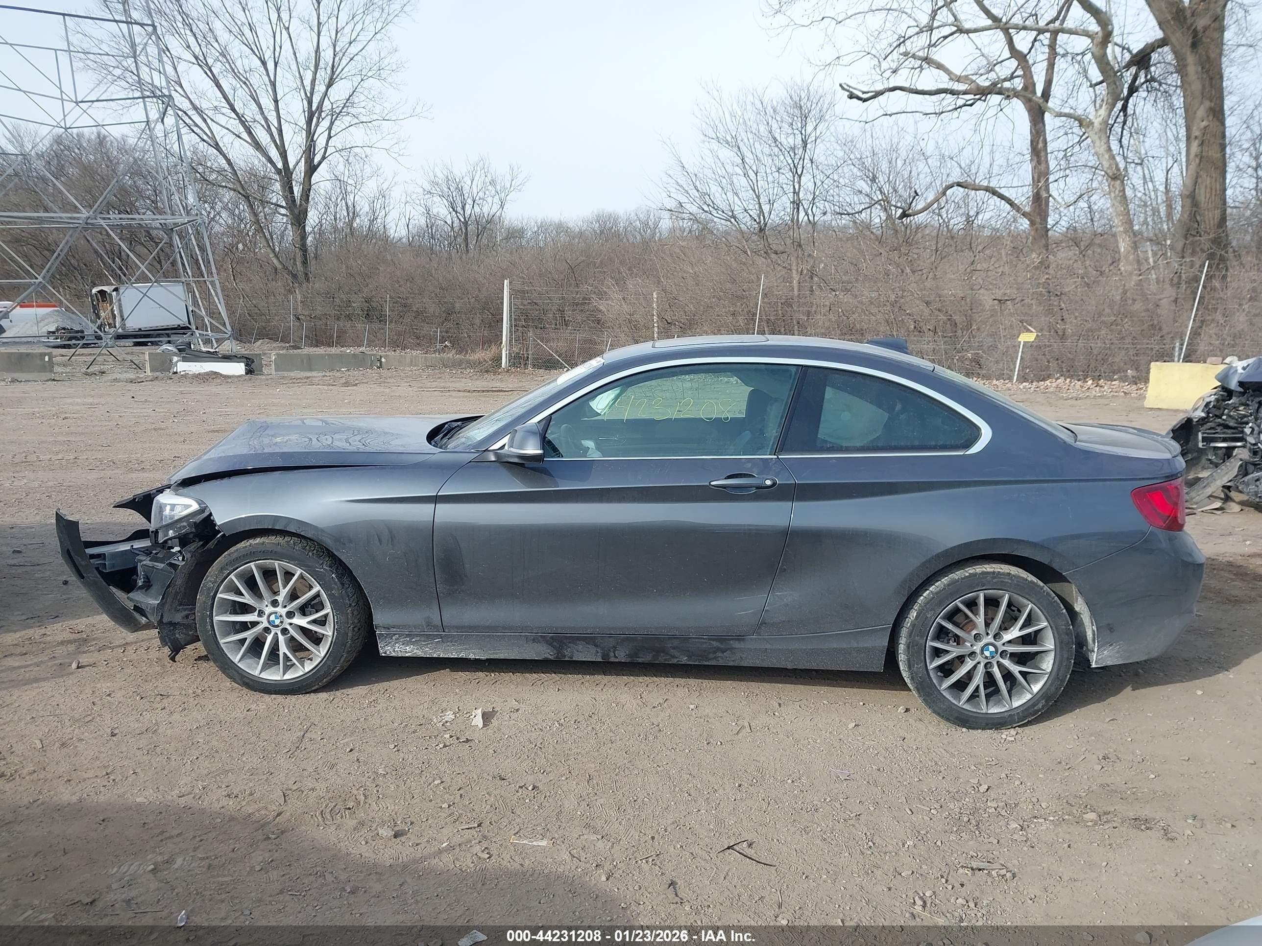 2016 Bmw 228i Xdrive Gray vin: WBA1G9C59GV599521