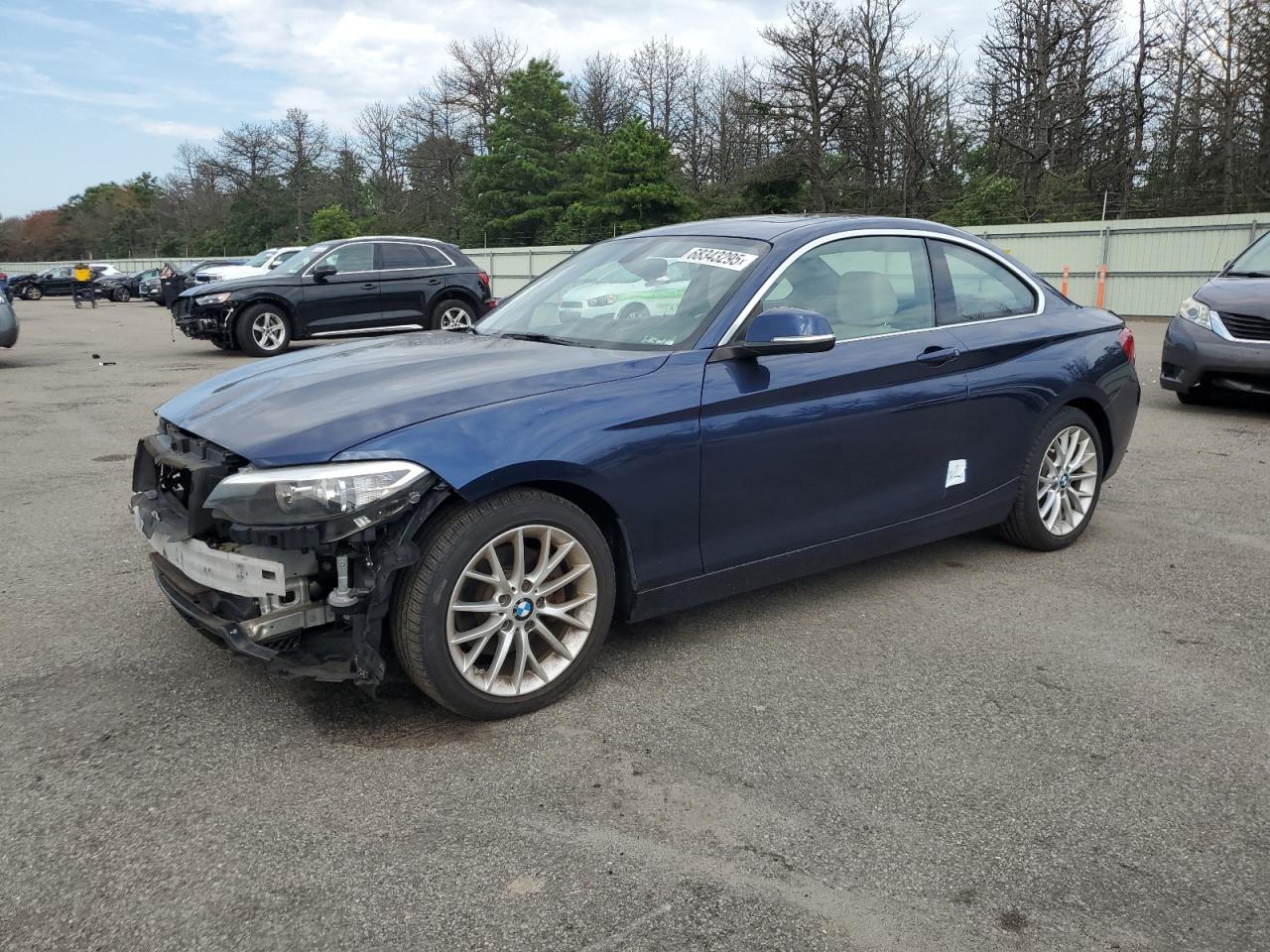 2016 Bmw 228 Xi Sulev   Blue vin: WBA1G9C59GVX97273