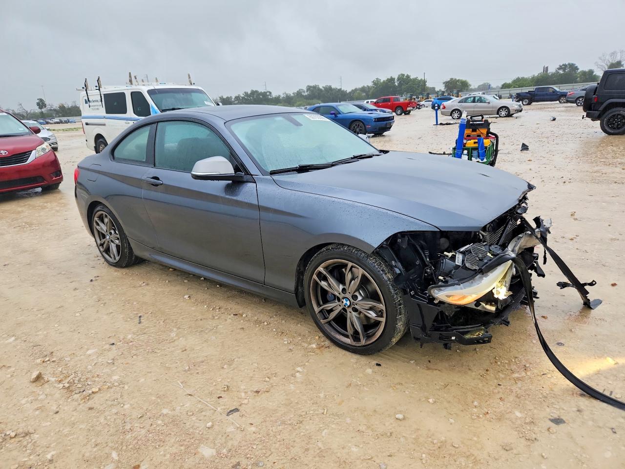 2015 Bmw M235i Gray vin: WBA1J7C50FV254107