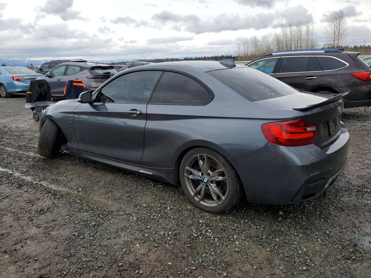 2014 Bmw M235i Gray vin: WBA1J7C51EVW84176