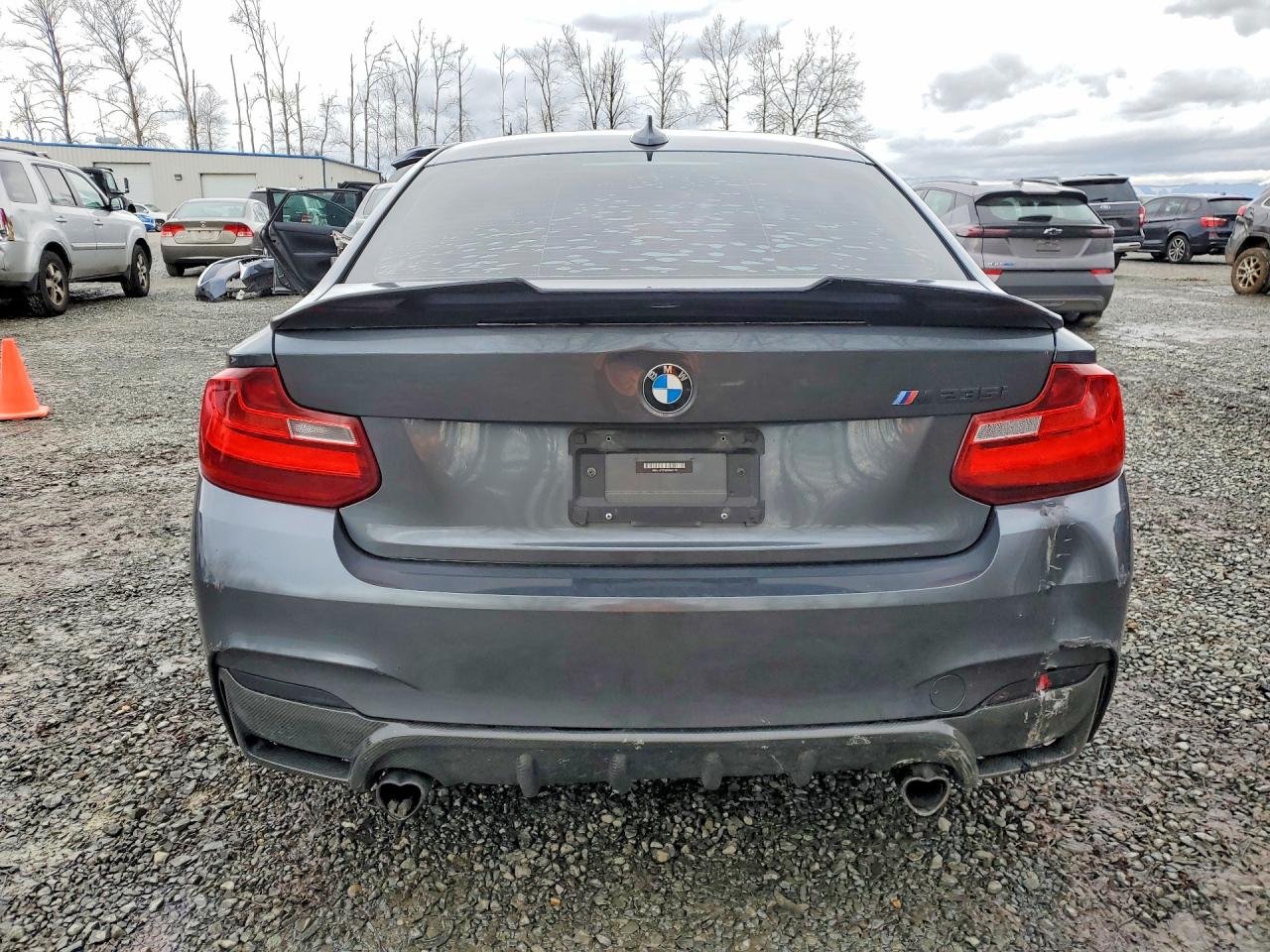 2014 Bmw M235i Gray vin: WBA1J7C51EVW84176