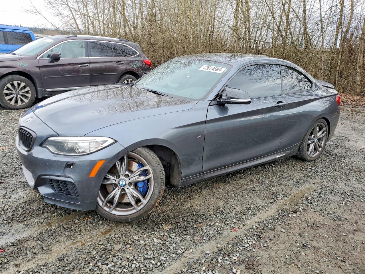 2014 Bmw M235i Gray vin: WBA1J7C51EVW84176