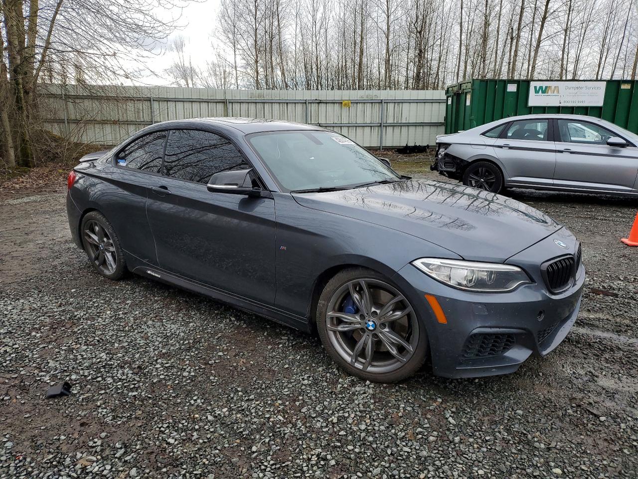 2014 Bmw M235i Gray vin: WBA1J7C51EVW84176